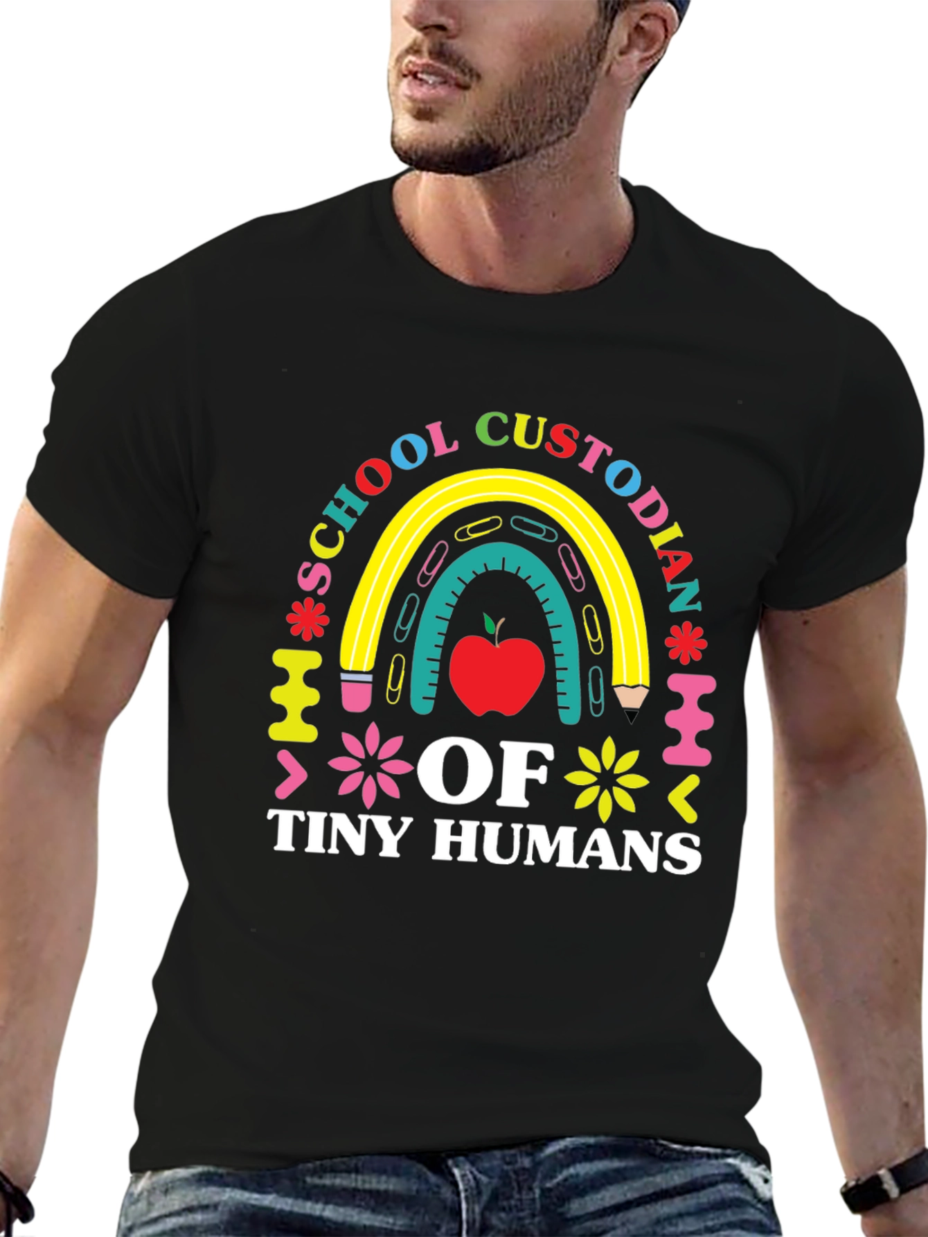 School Custodian of Tiny Humans T-Shirt