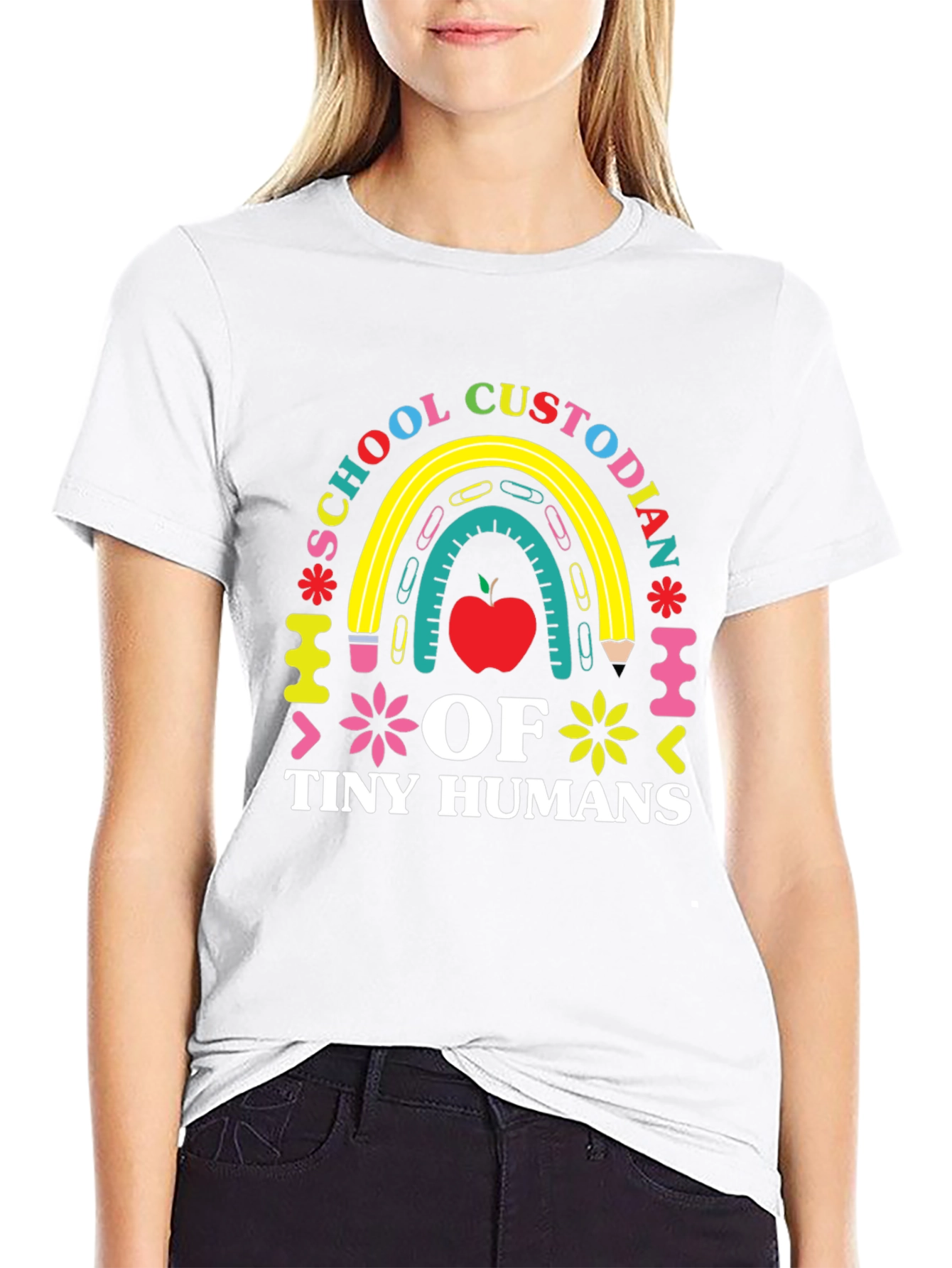 School Custodian of Tiny Humans T-Shirt