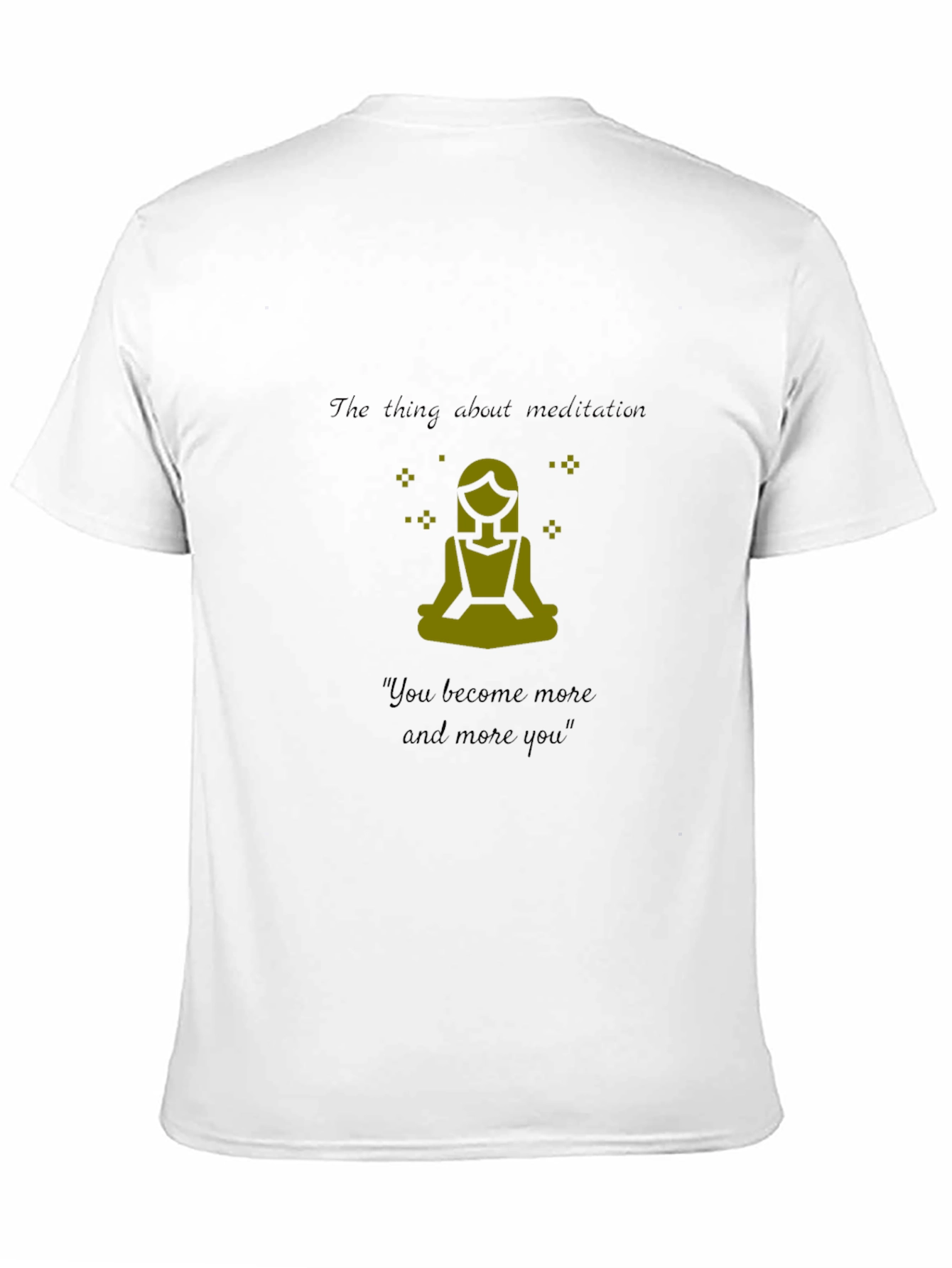 Meditation Graphic T-Shirt - Black