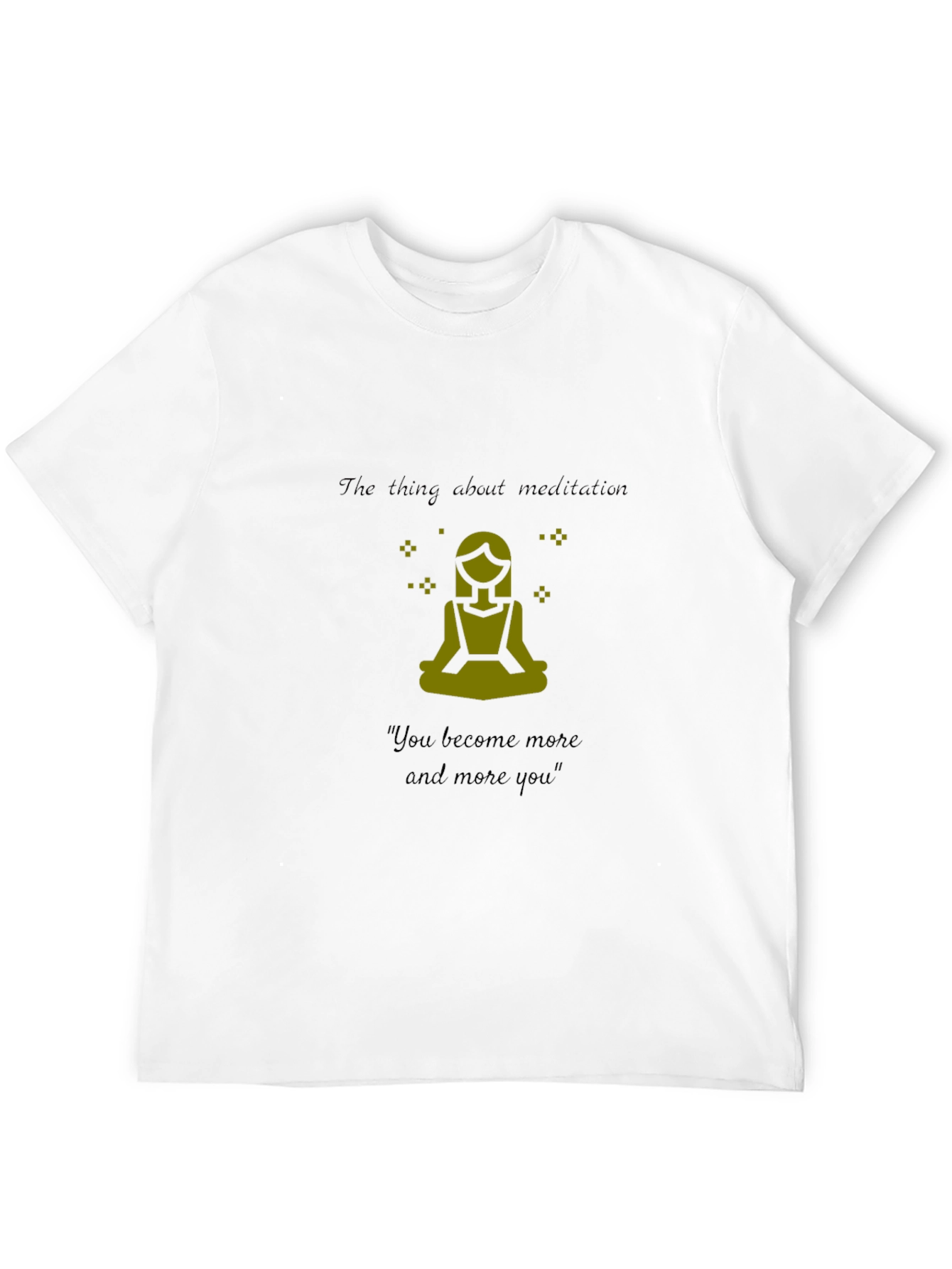 Meditation Graphic T-Shirt - Black