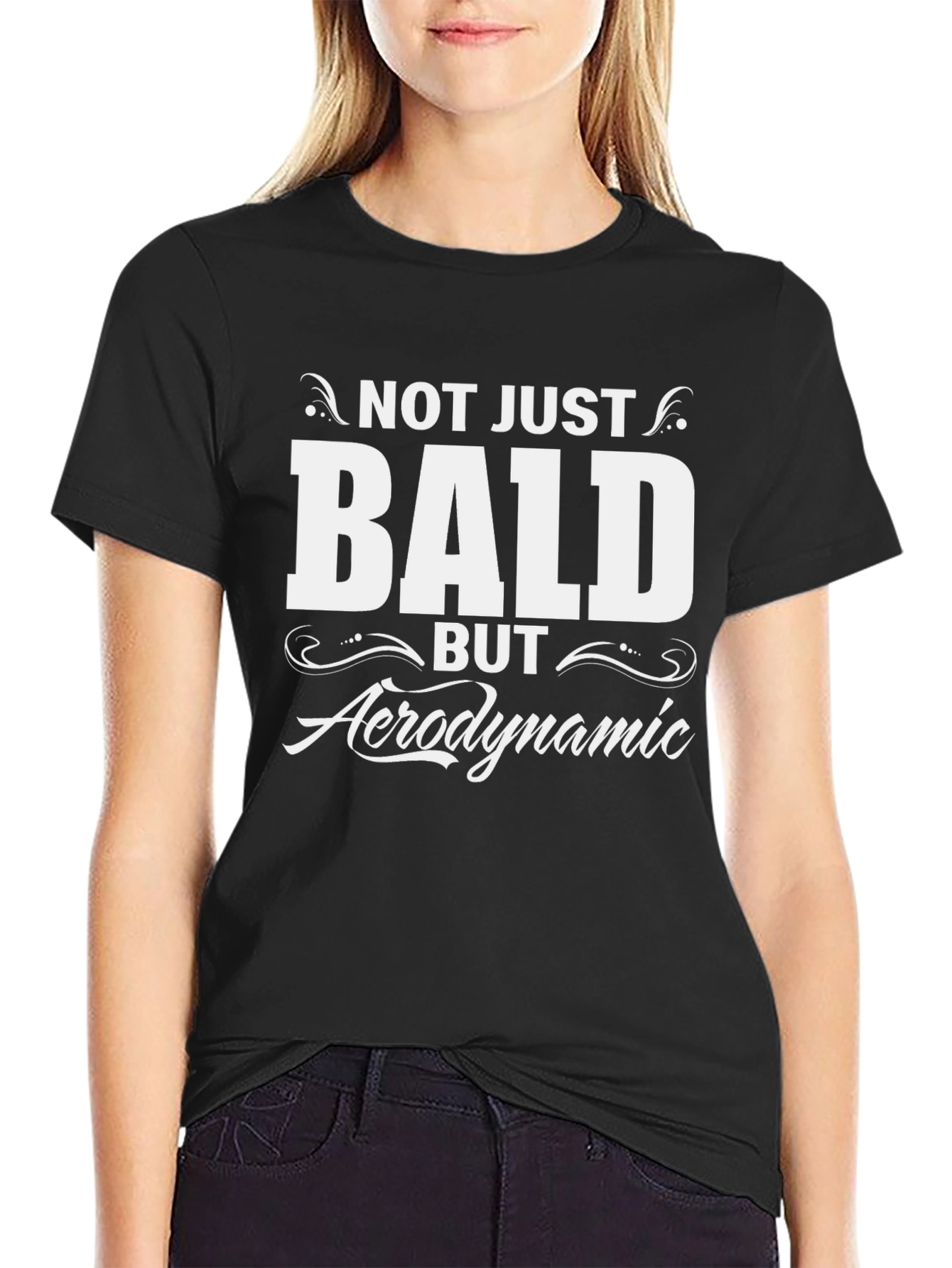 Funny Bald Aerodynamic T-Shirt