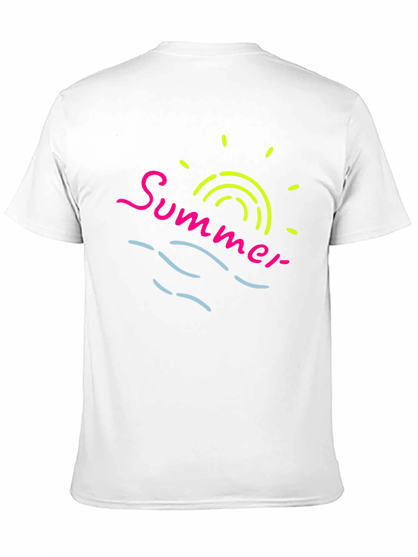Summer Vibes T-Shirt - Neon Graphic Print