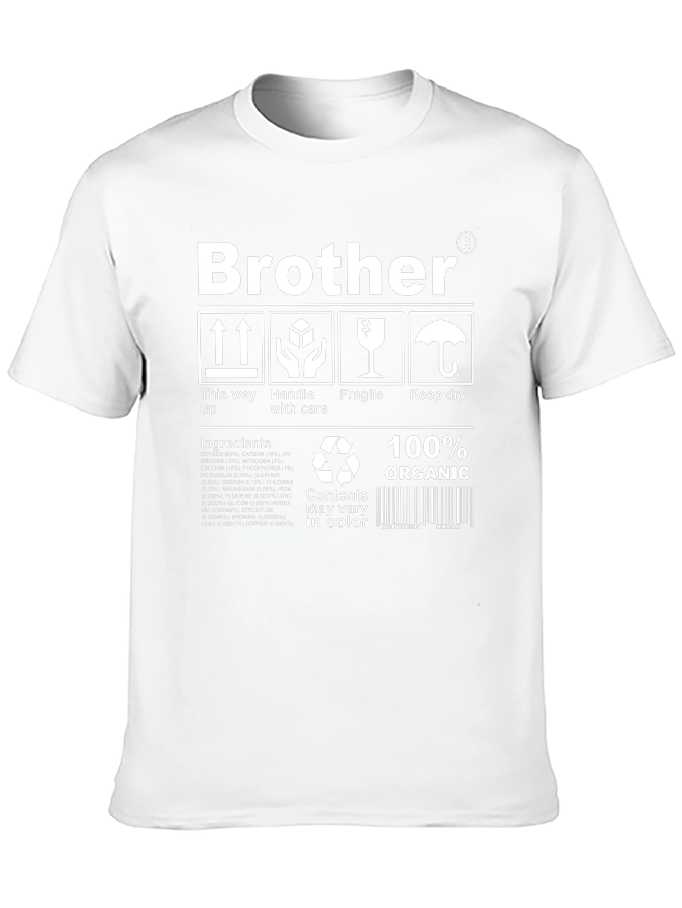 Brother Organic T-Shirt: Handle with Care
