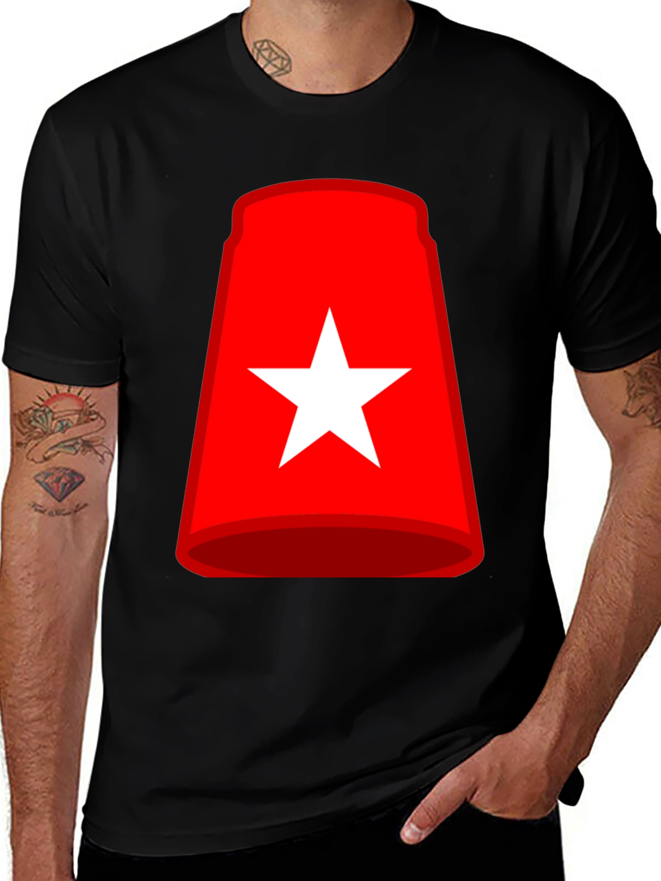 Red Fez T-Shirt - Novelty Graphic Tee