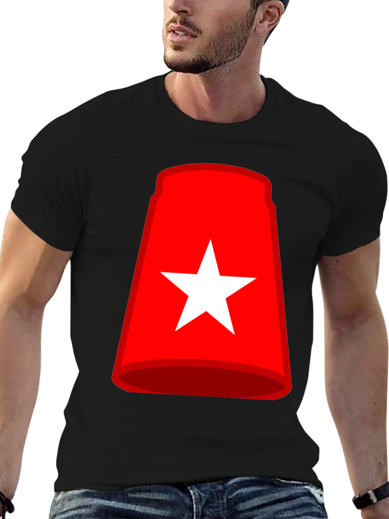 Red Fez T-Shirt - Novelty Graphic Tee