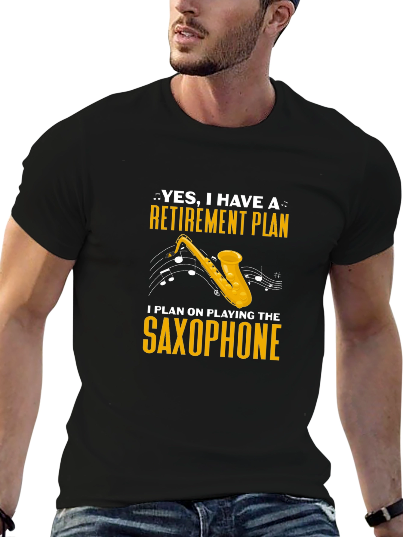 Retirement Plan Saxophone T-Shirt
