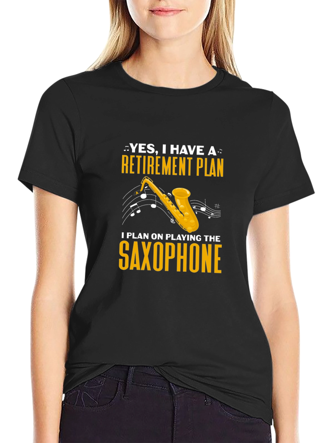 Retirement Plan Saxophone T-Shirt