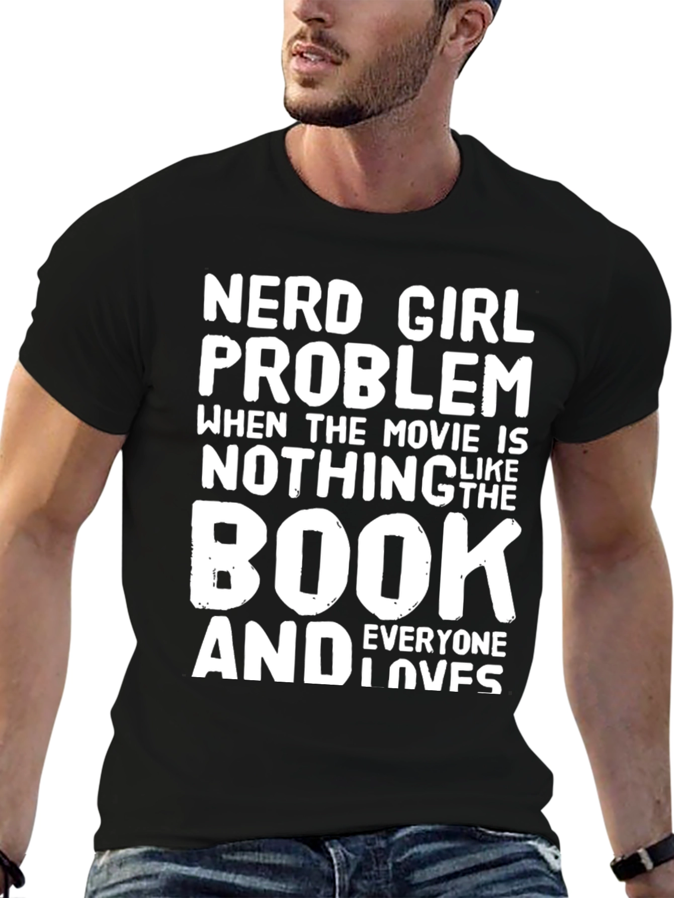 Nerd Girl Problem T-Shirt - Book vs Movie Tee