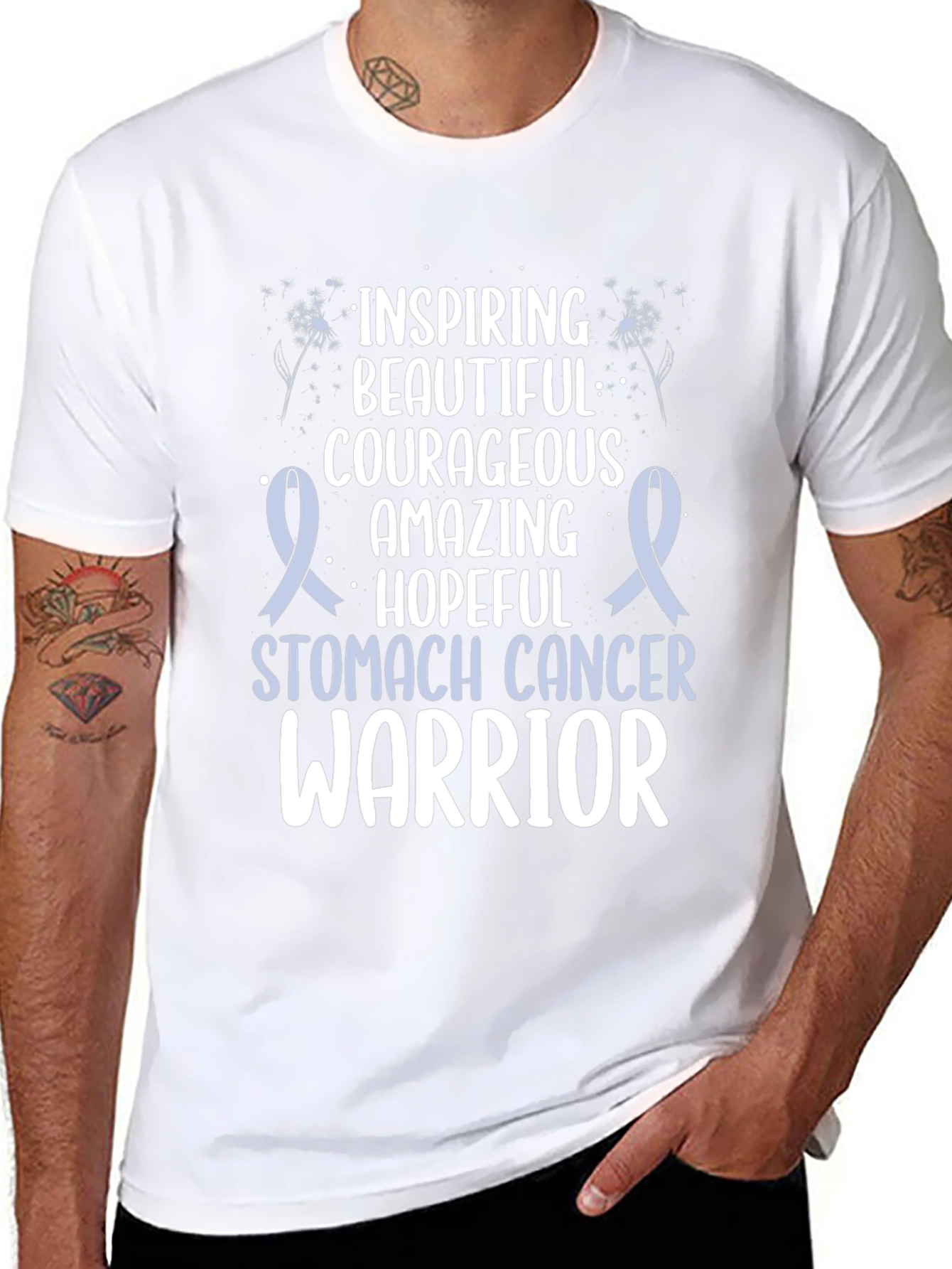 Stomach Cancer Warrior T-Shirt