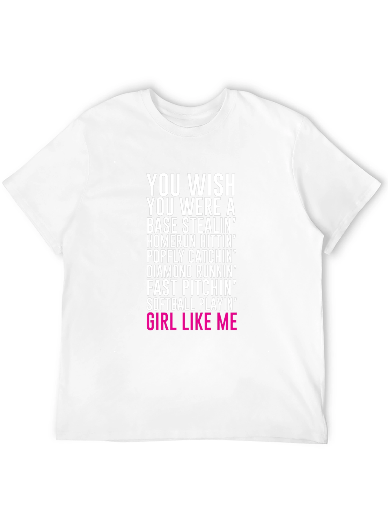 Softball Girl Graphic T-Shirt