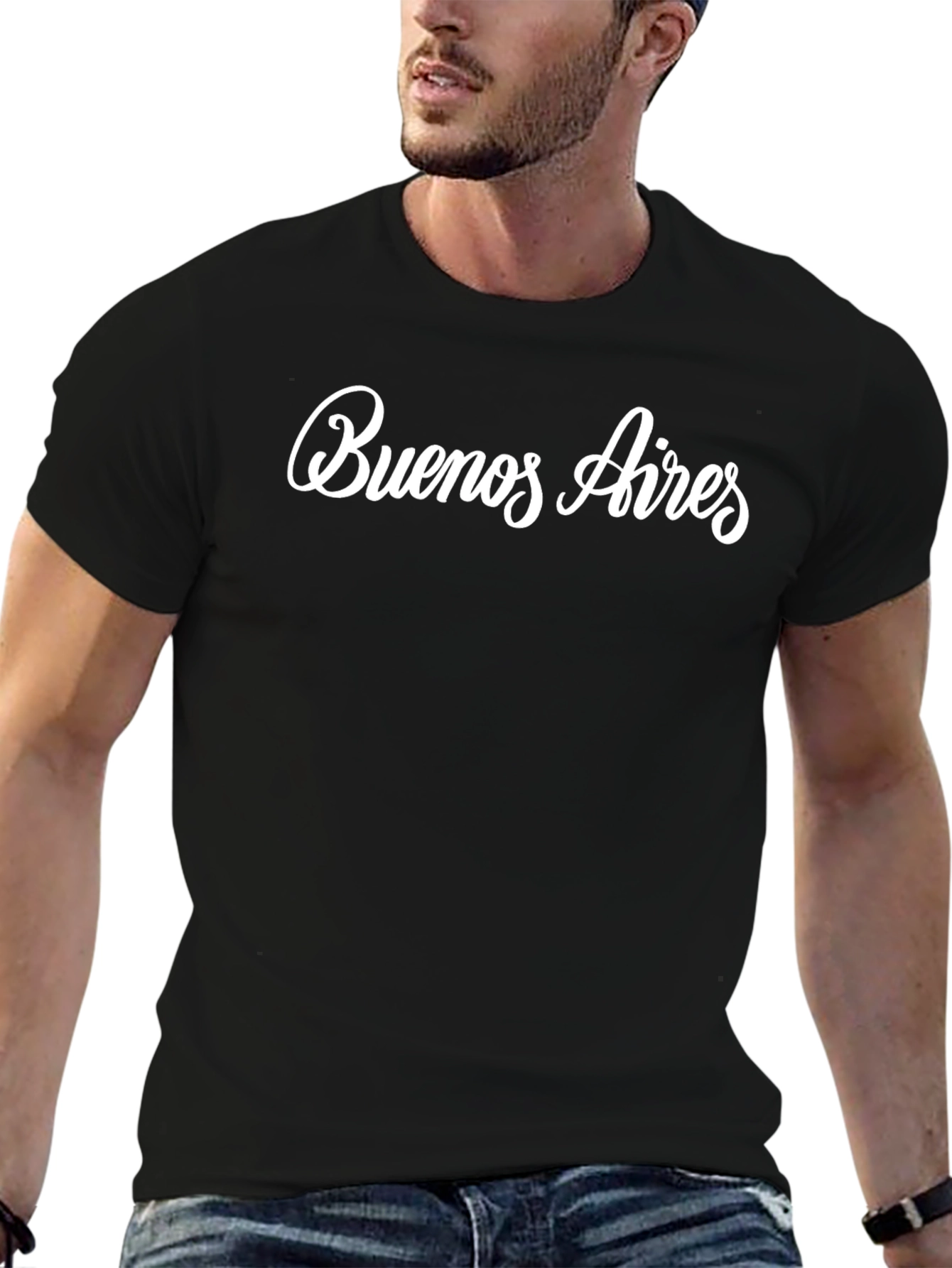 Buenos Aires Black Graphic Tee