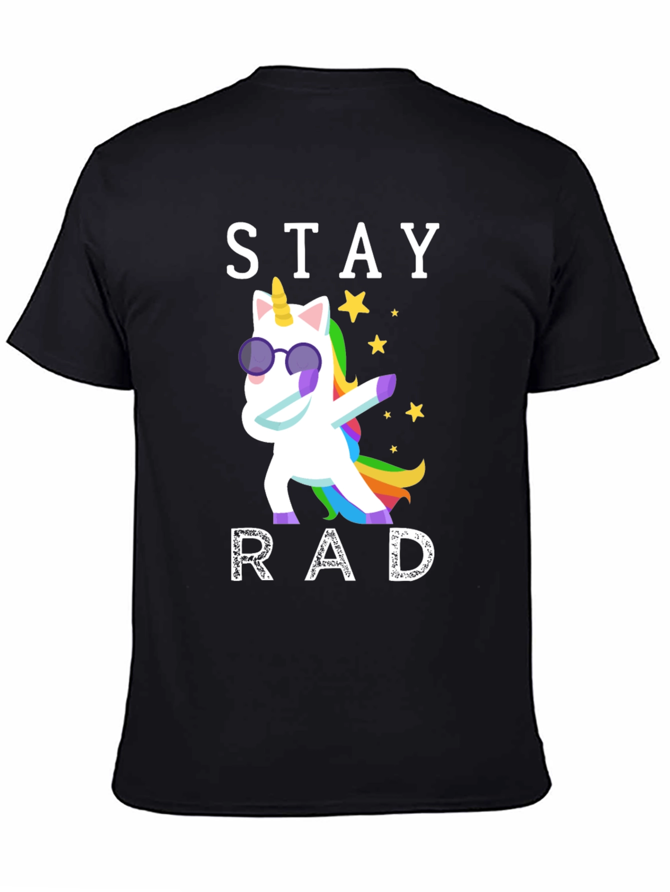 Stay Rad Unicorn Graphic T-Shirt