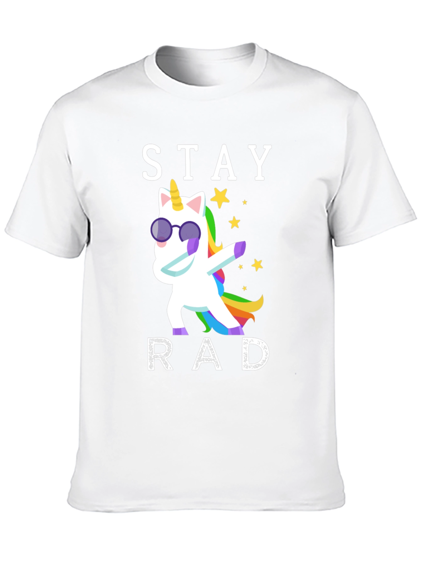 Stay Rad Unicorn Graphic T-Shirt