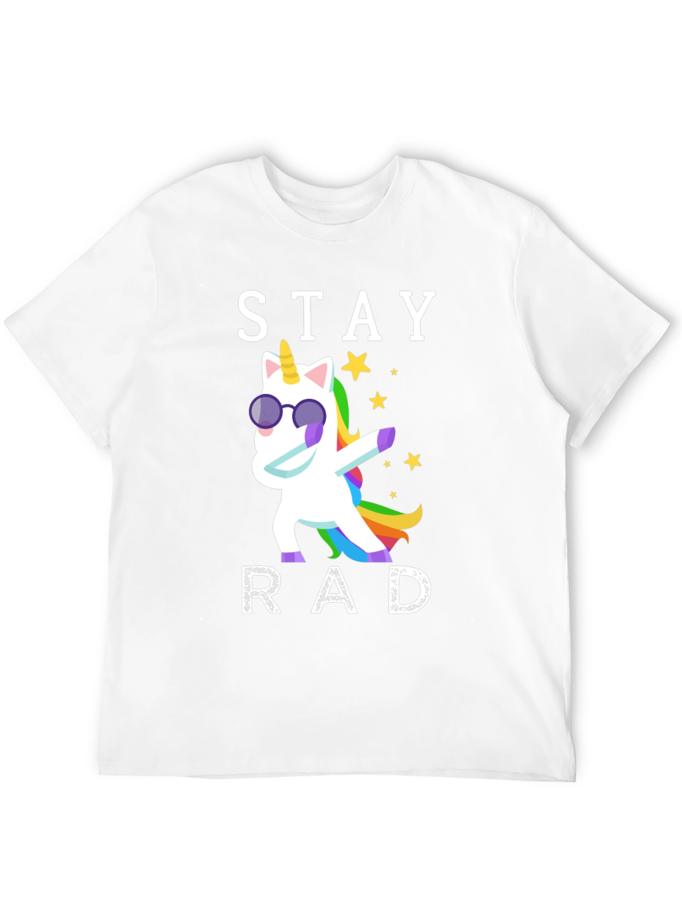 Stay Rad Unicorn Graphic T-Shirt