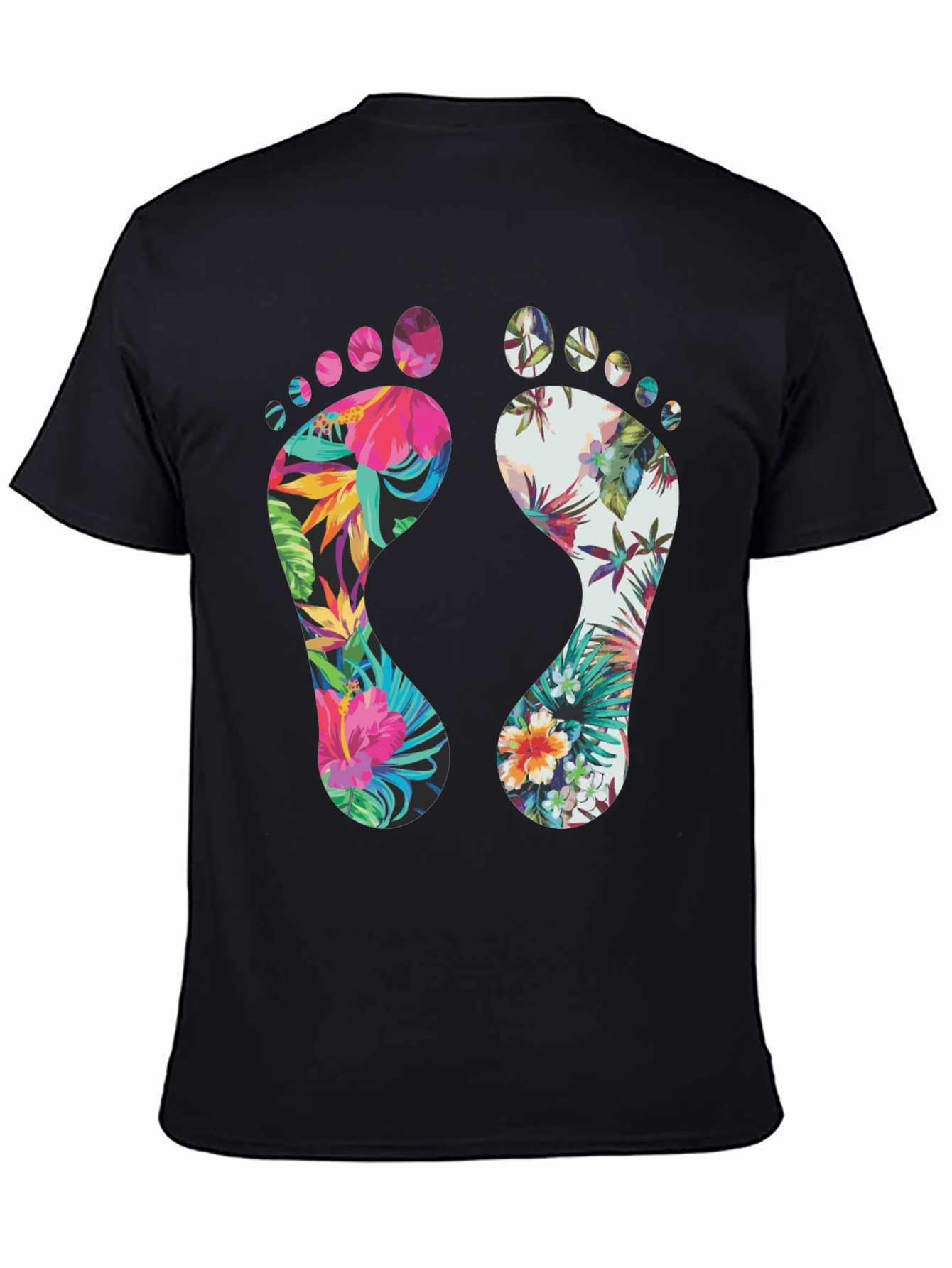 Tropical Footprint Graphic Tee
