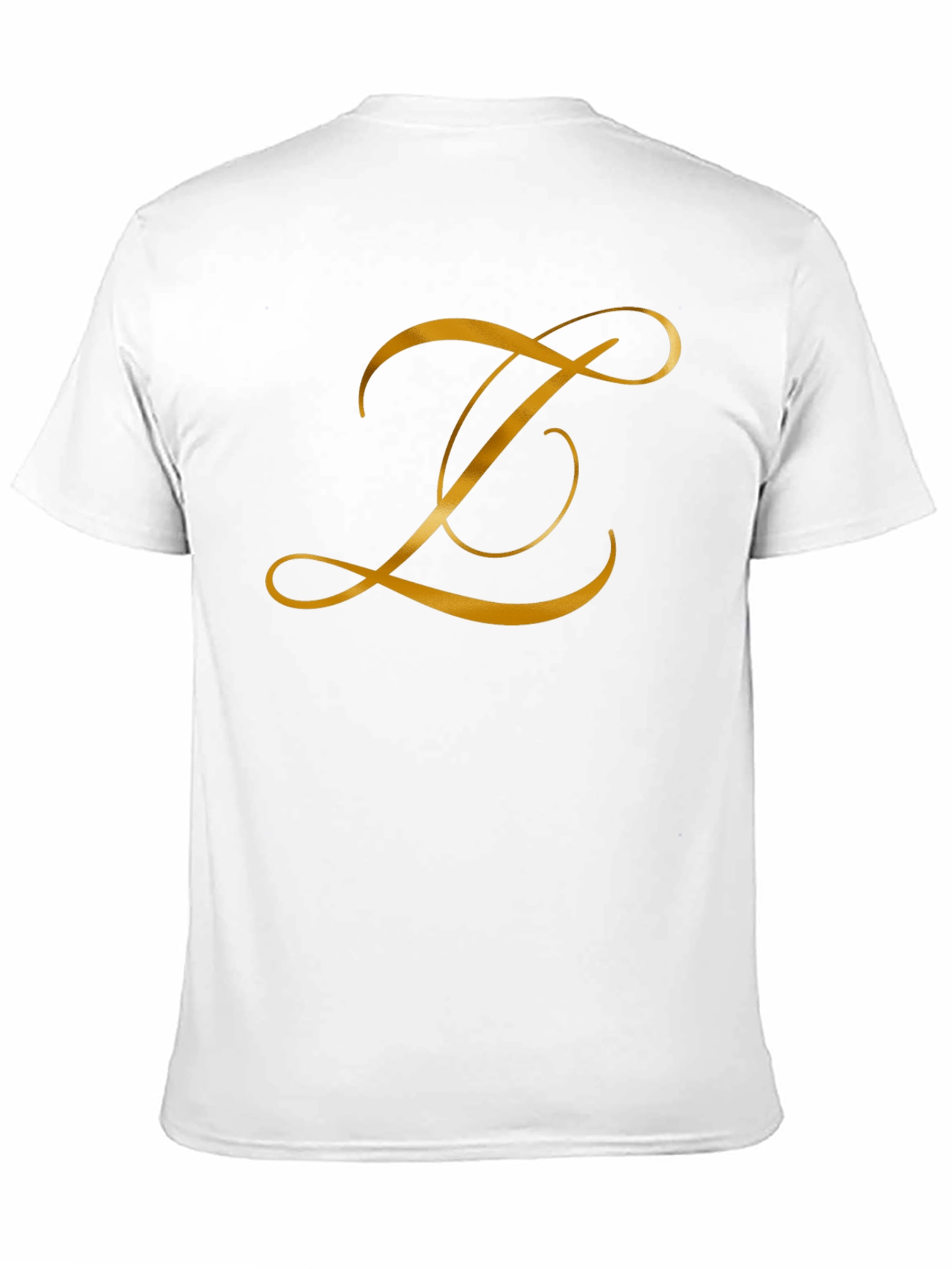 Elegant Letter Z Black T-Shirt