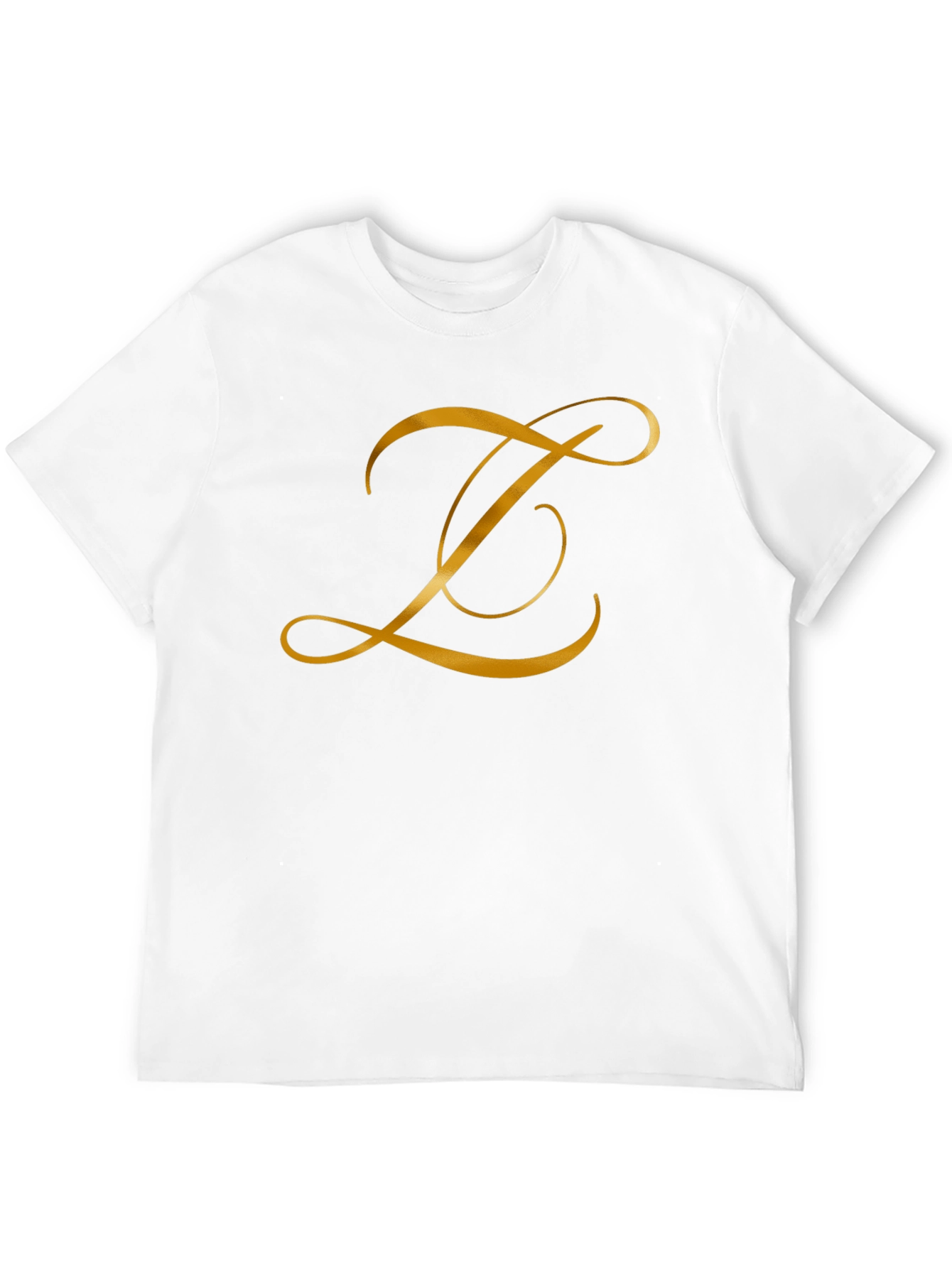 Elegant Letter Z Black T-Shirt