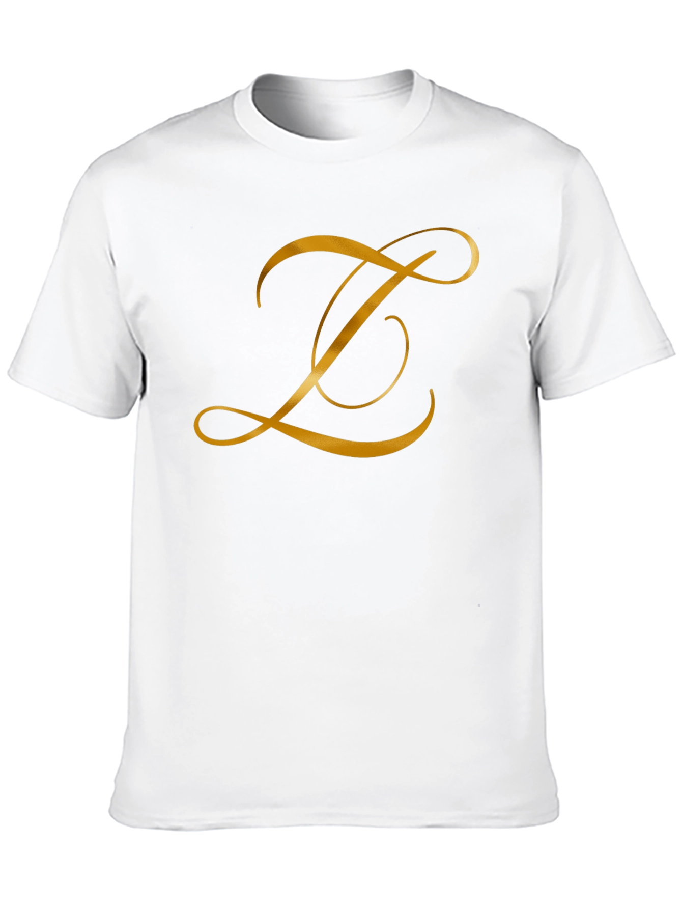Elegant Letter Z Black T-Shirt