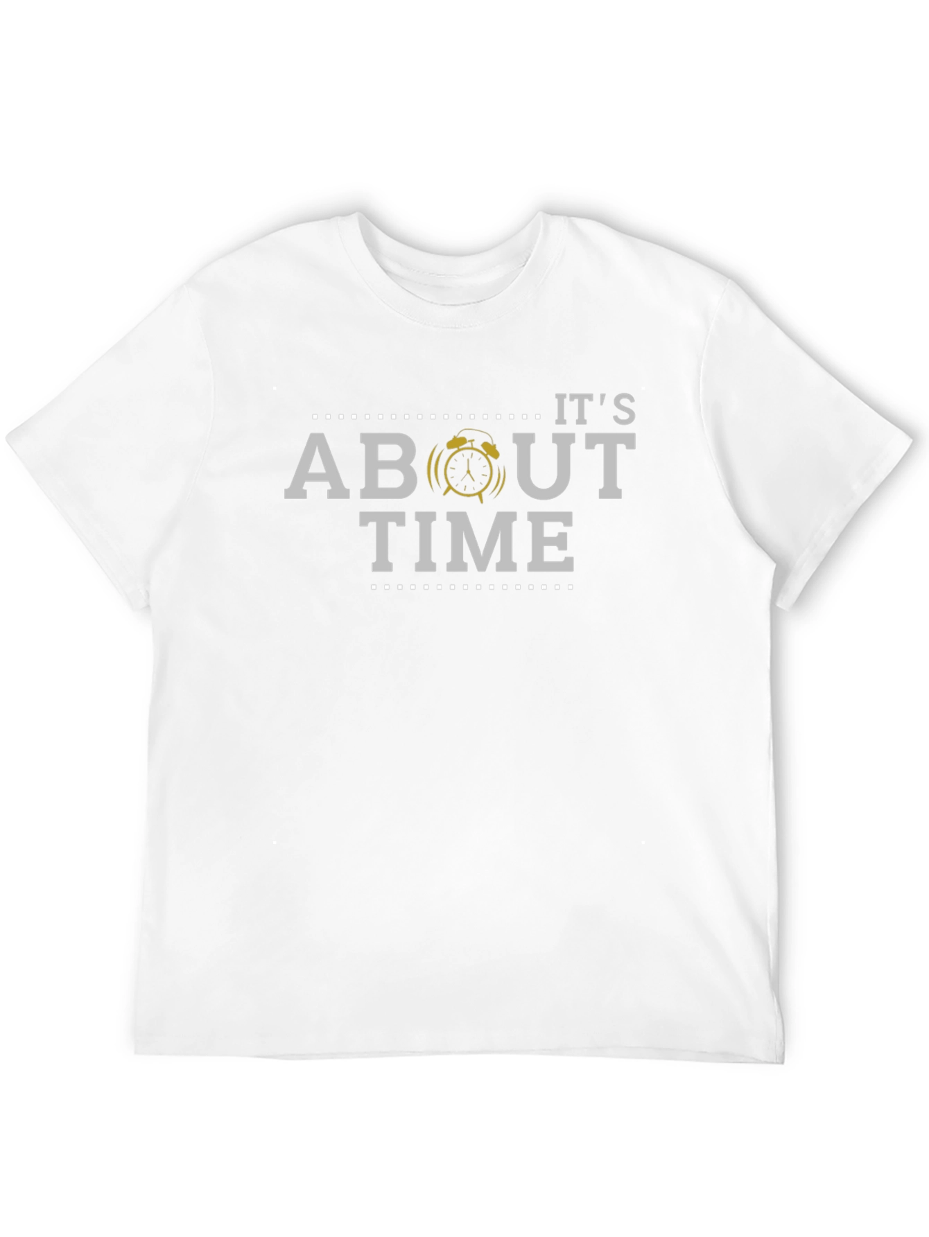 Its About Time Graphic Tee - Black Cotton Blend