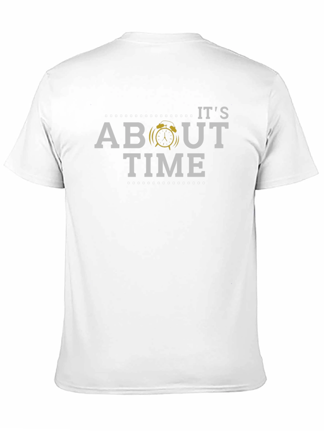 Its About Time Graphic Tee - Black Cotton Blend