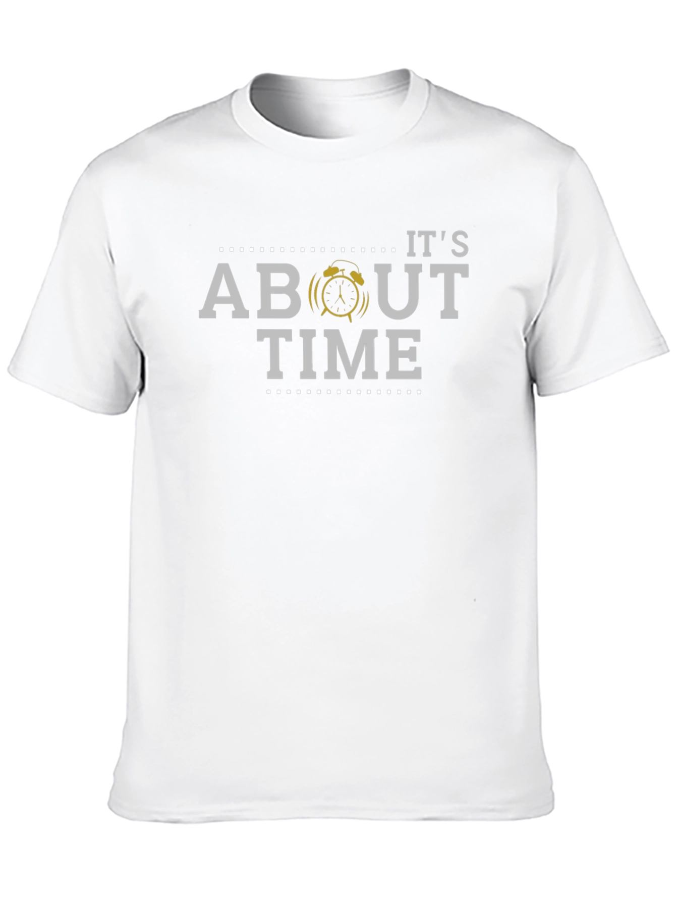 Its About Time Graphic Tee - Black Cotton Blend