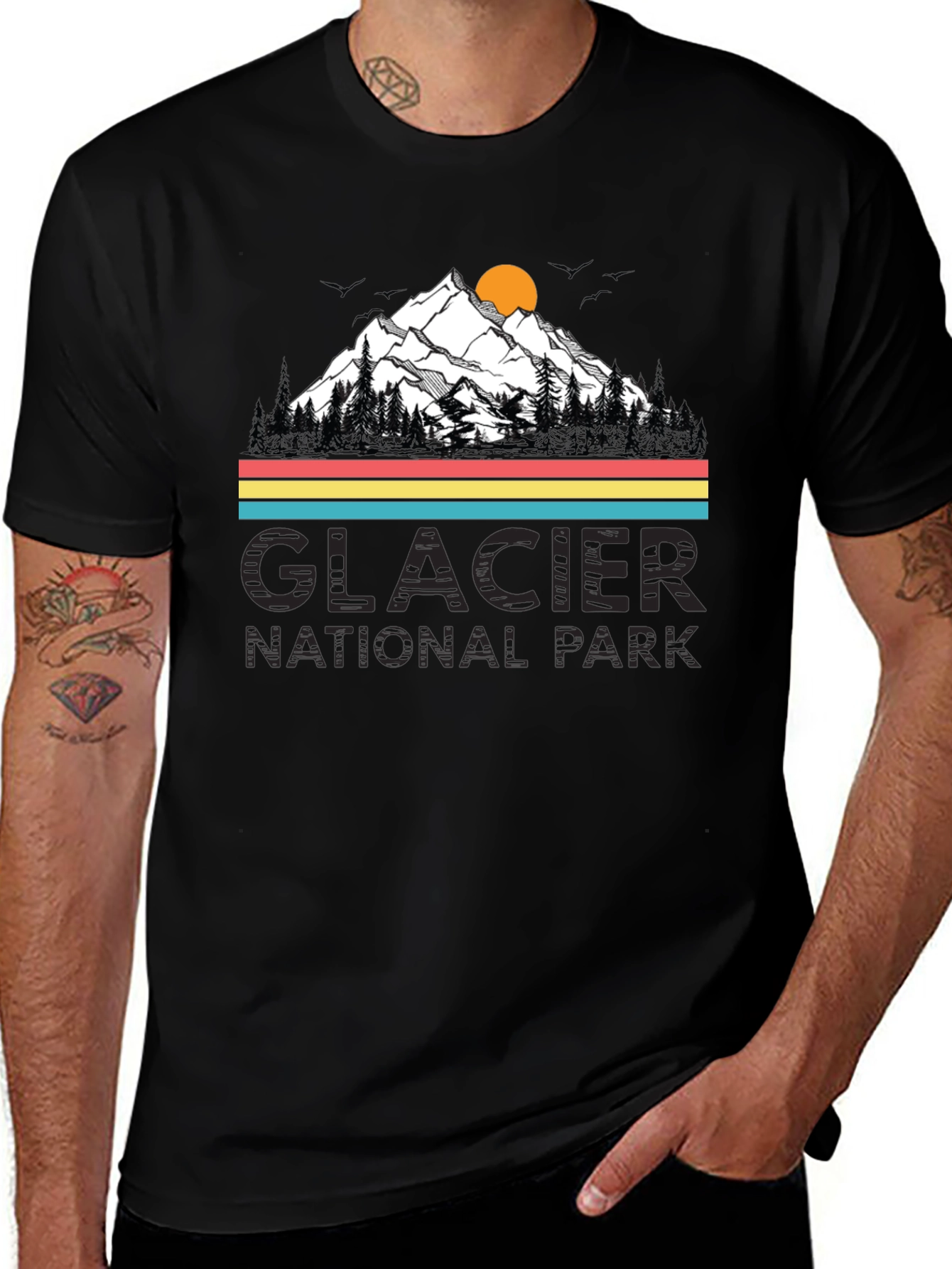 Glacier National Park Graphic Tee