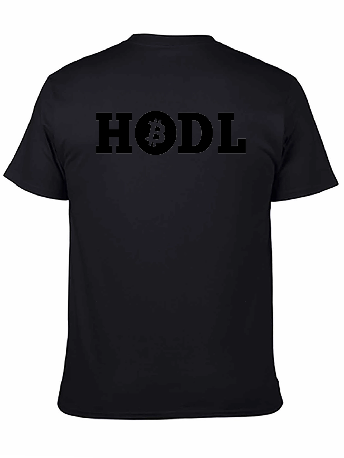 HODL Bitcoin Graphic Black T-Shirt