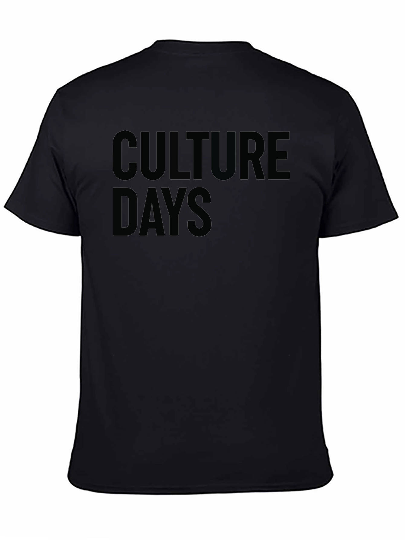 Culture Days Black T-Shirt