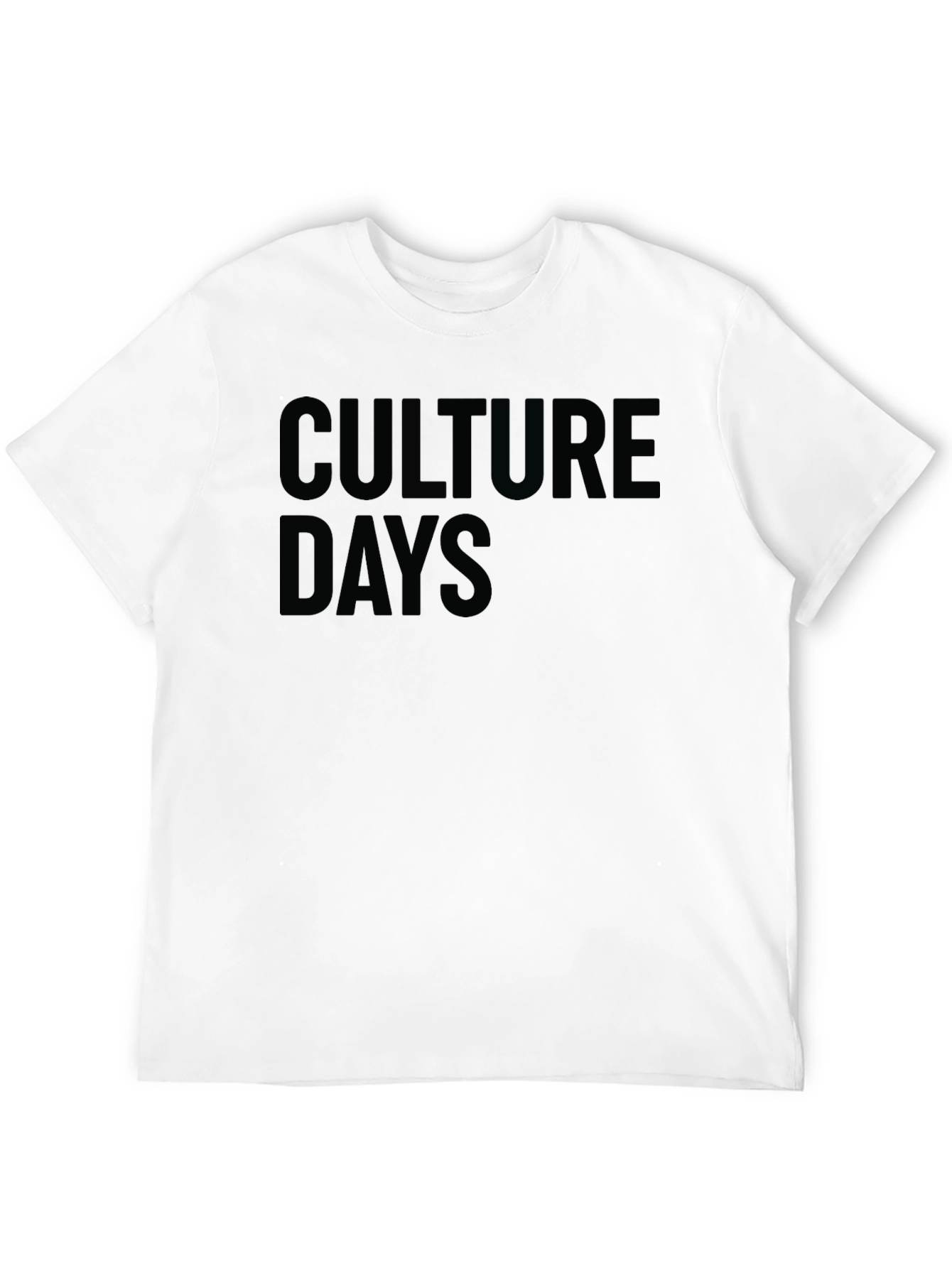 Culture Days Black T-Shirt