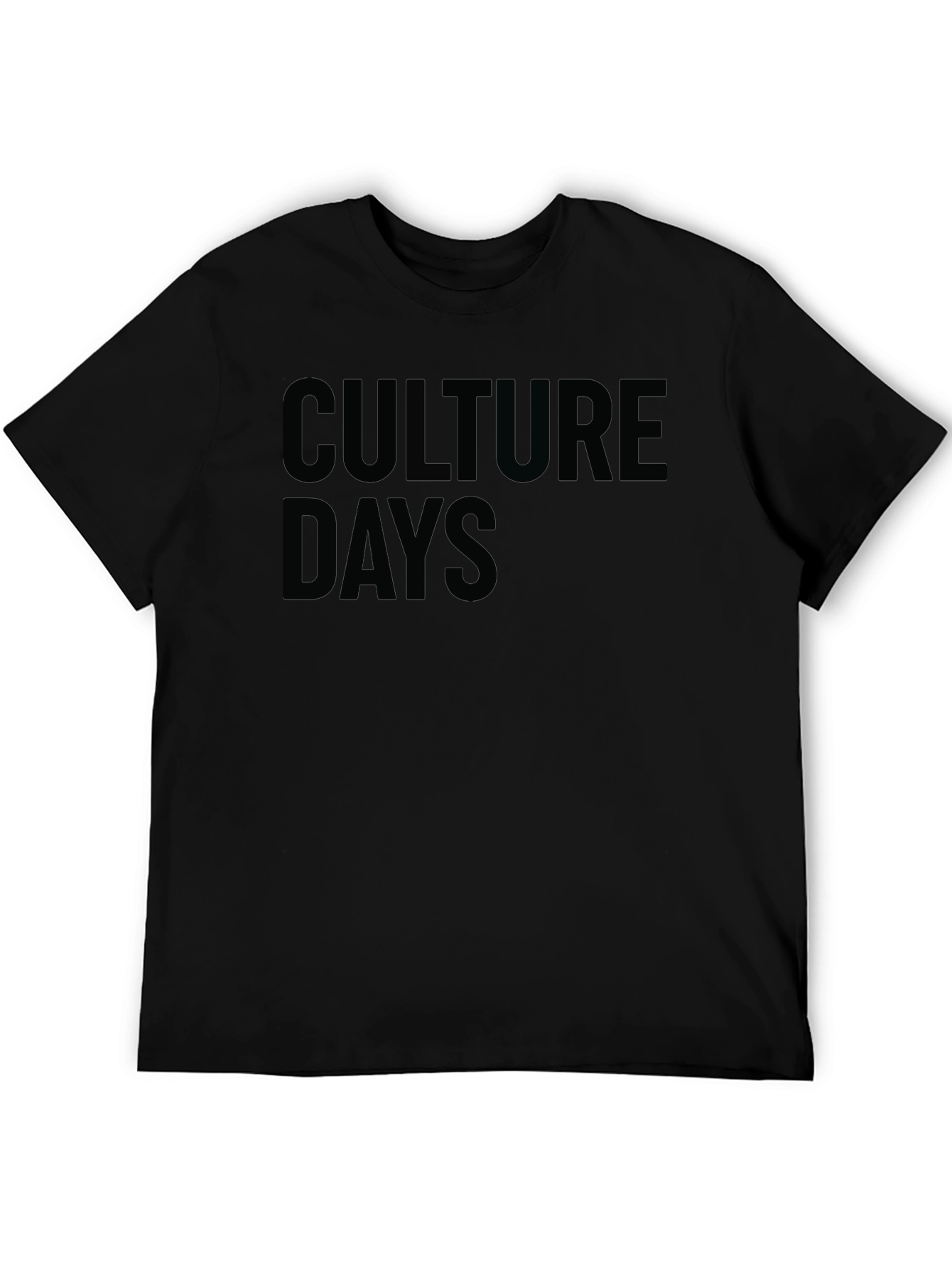 Culture Days Black T-Shirt
