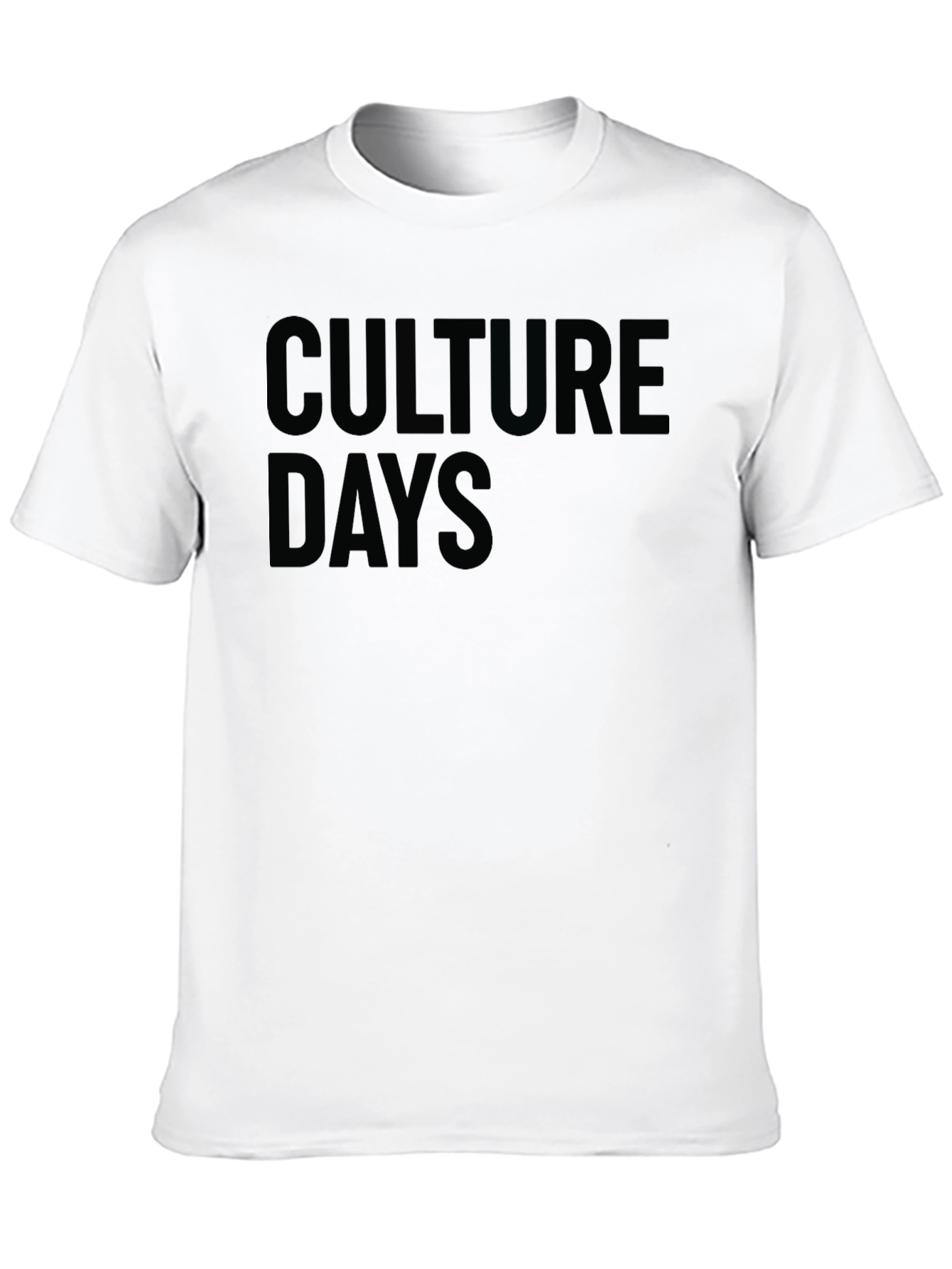 Culture Days Black T-Shirt