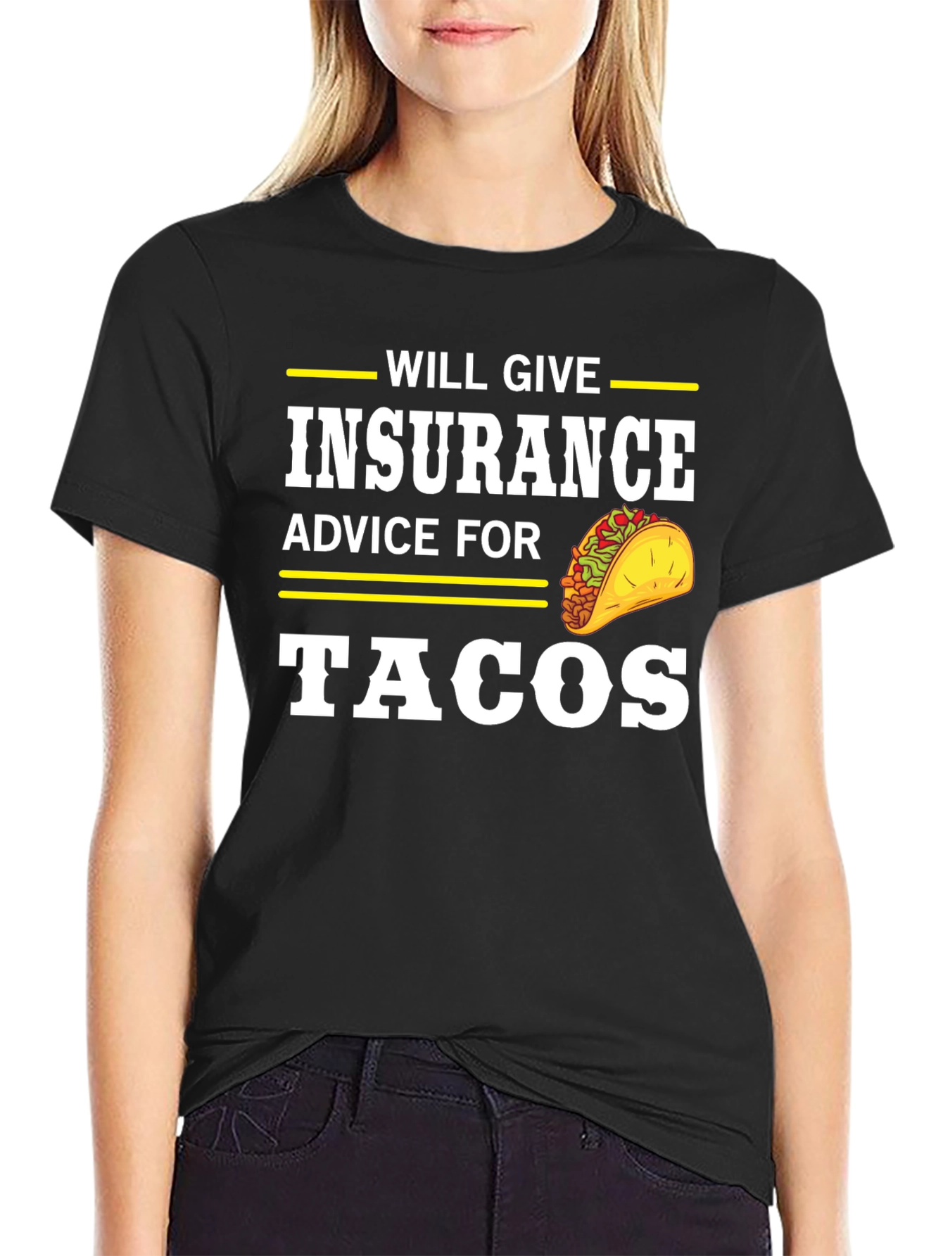 Insurance Advice For Tacos Graphic Tee