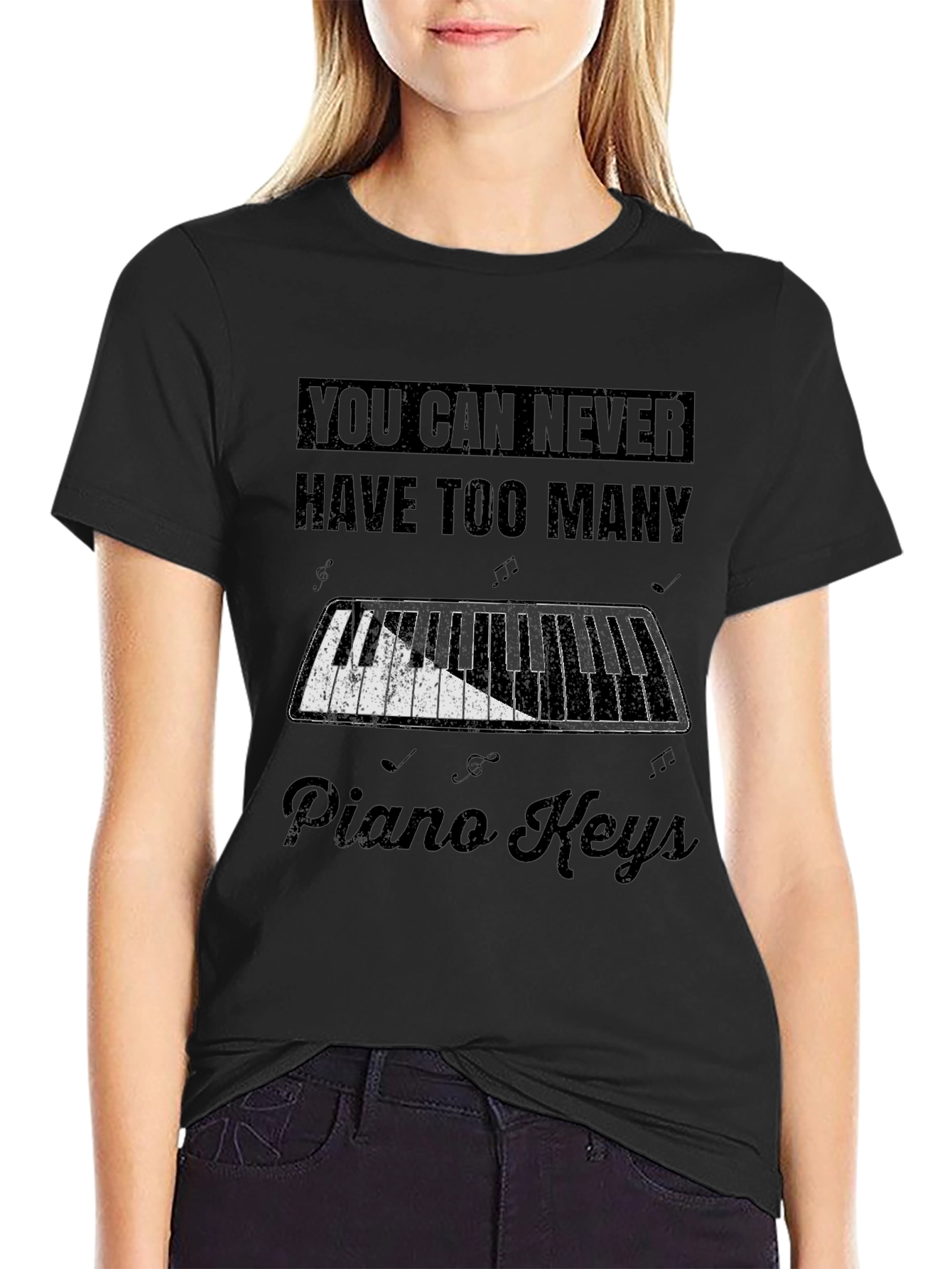 Piano Keys T-Shirt - Music Lover Tee
