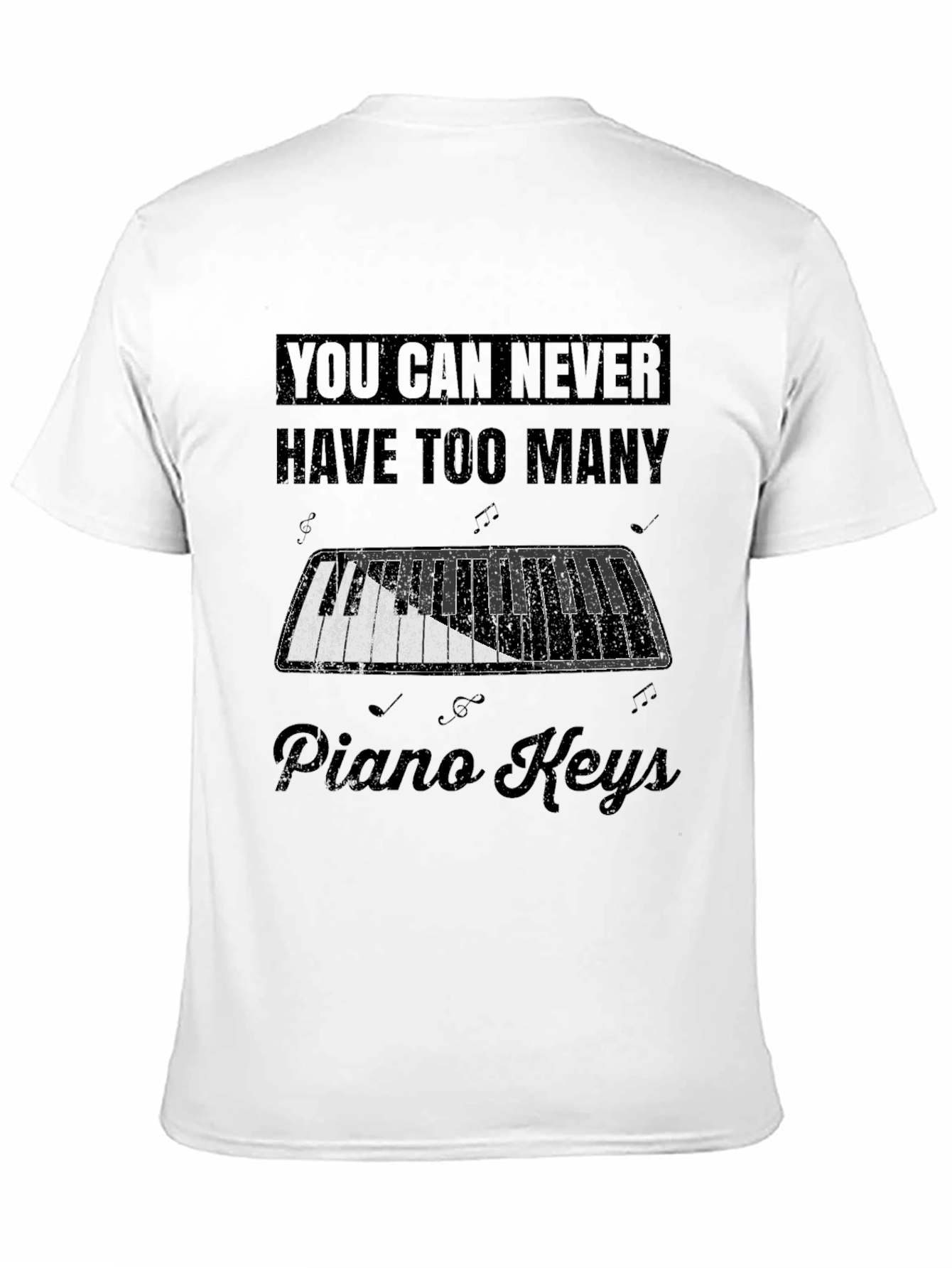 Piano Keys T-Shirt - Music Lover Tee