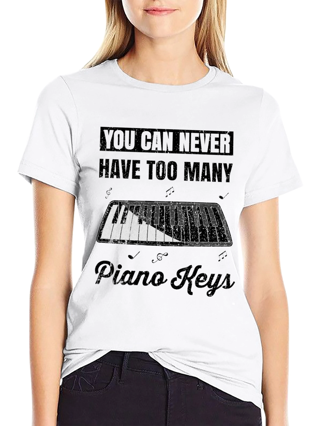 Piano Keys T-Shirt - Music Lover Tee
