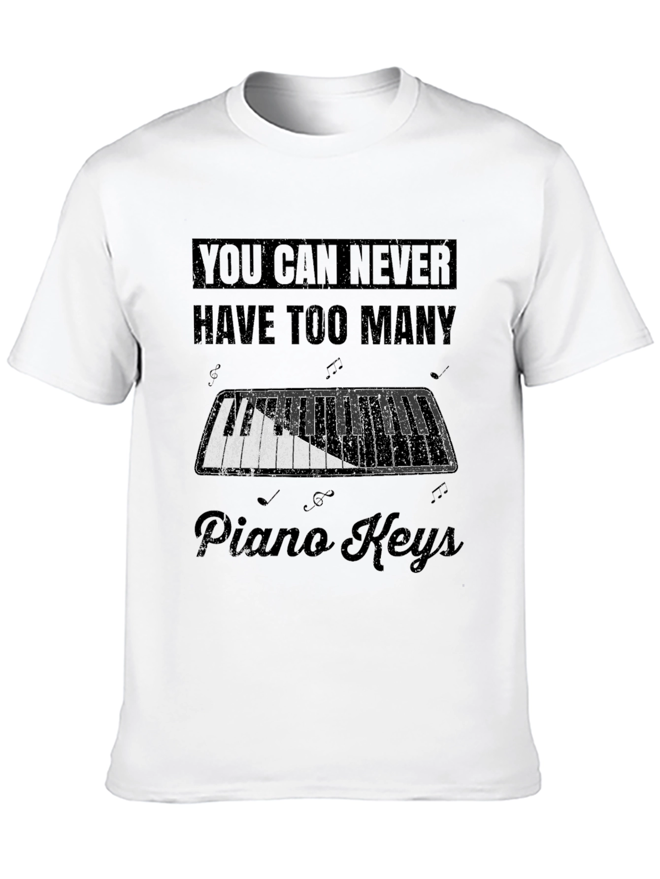 Piano Keys T-Shirt - Music Lover Tee