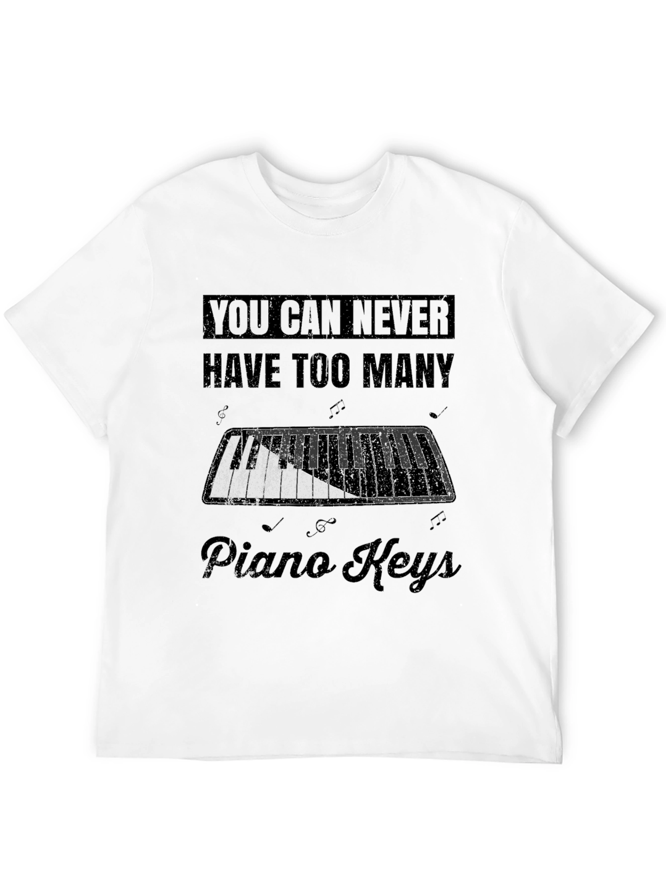 Piano Keys T-Shirt - Music Lover Tee