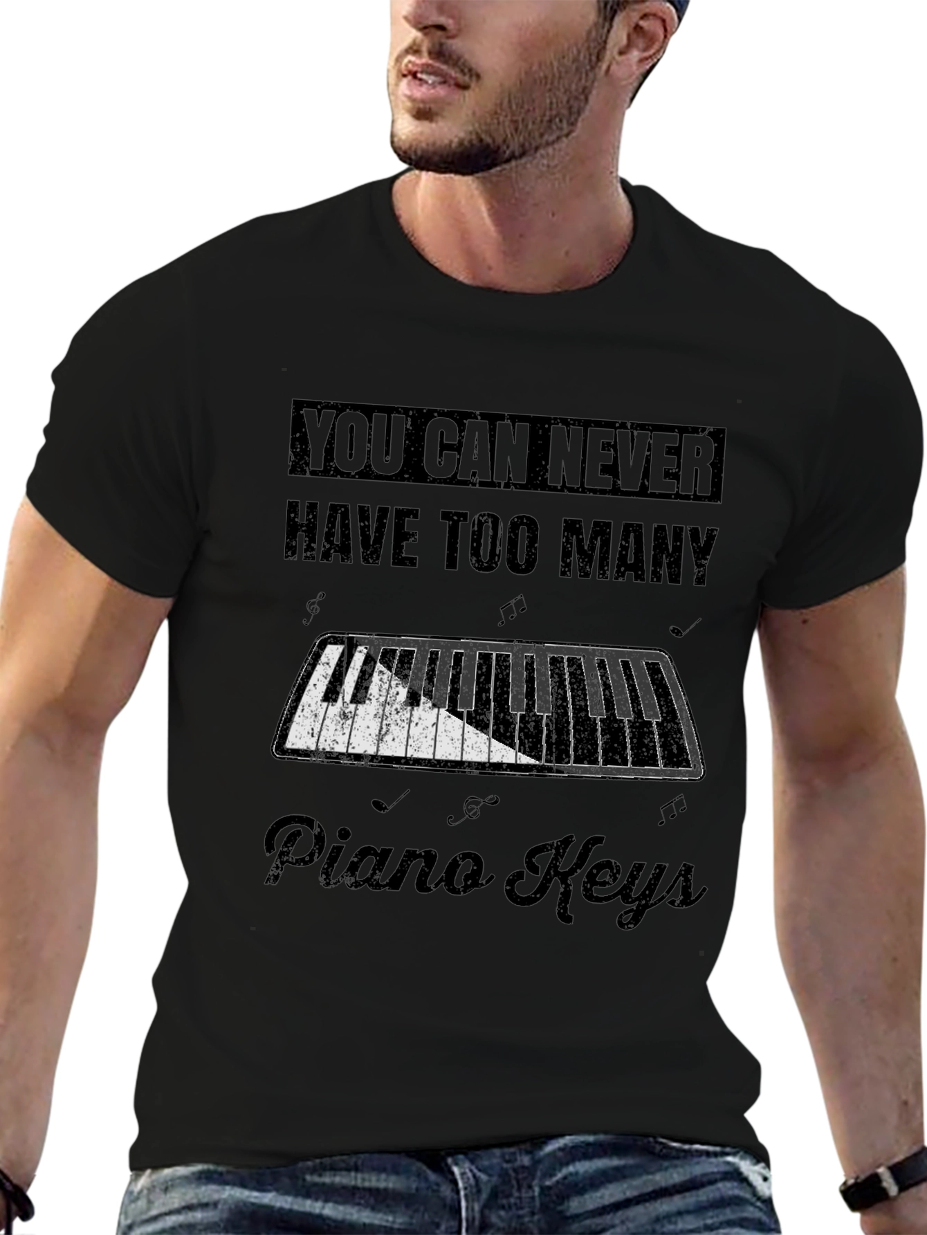 Piano Keys T-Shirt - Music Lover Tee
