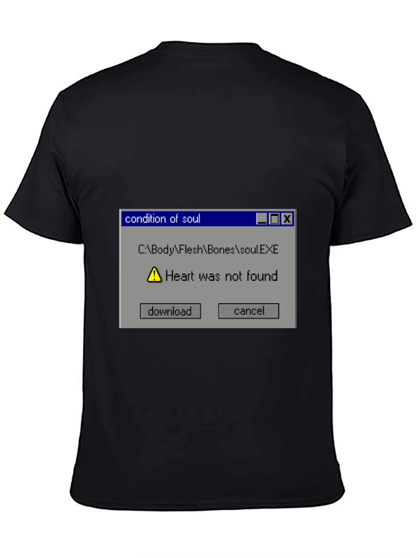 Condition of Soul Heart Not Found Graphic Tee