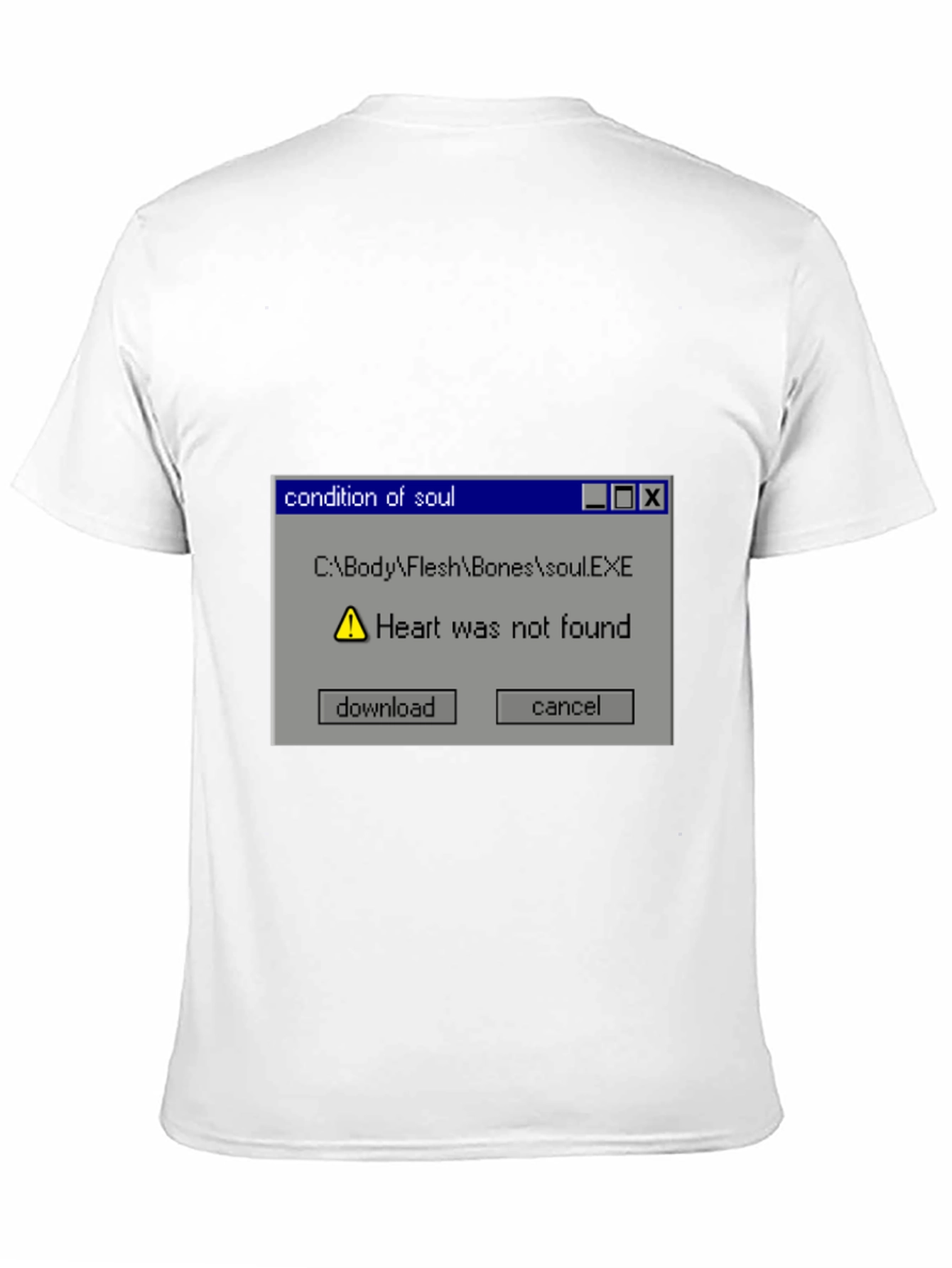 Condition of Soul Heart Not Found Graphic Tee