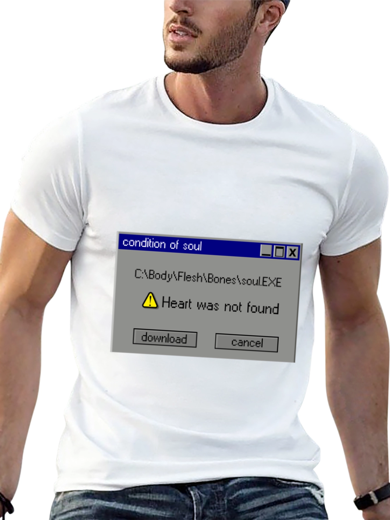 Condition of Soul Heart Not Found Graphic Tee
