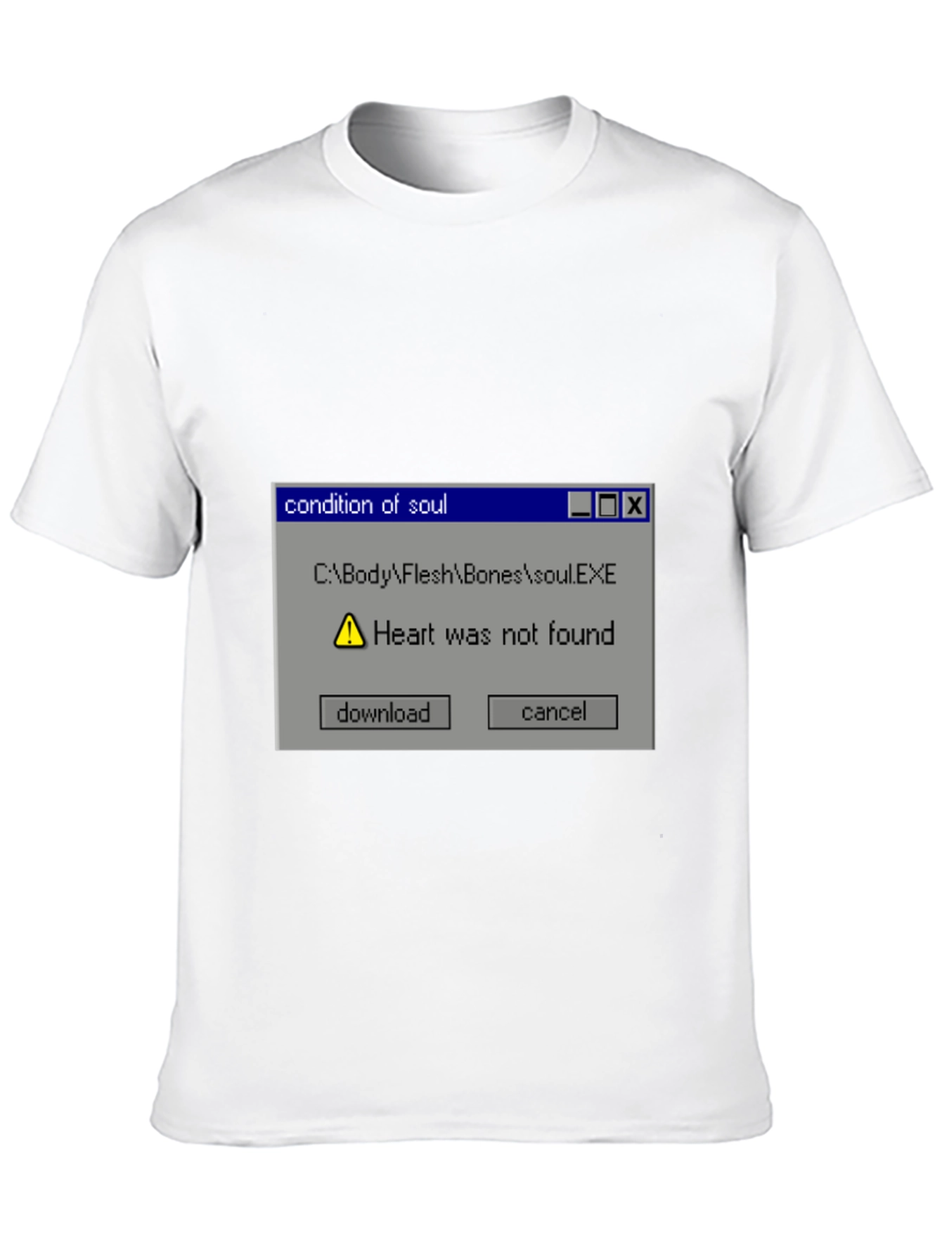 Condition of Soul Heart Not Found Graphic Tee