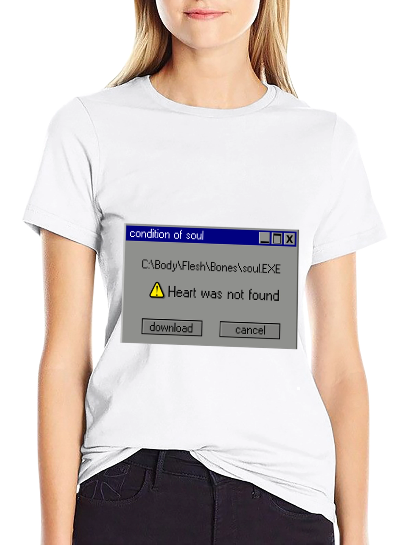 Condition of Soul Heart Not Found Graphic Tee
