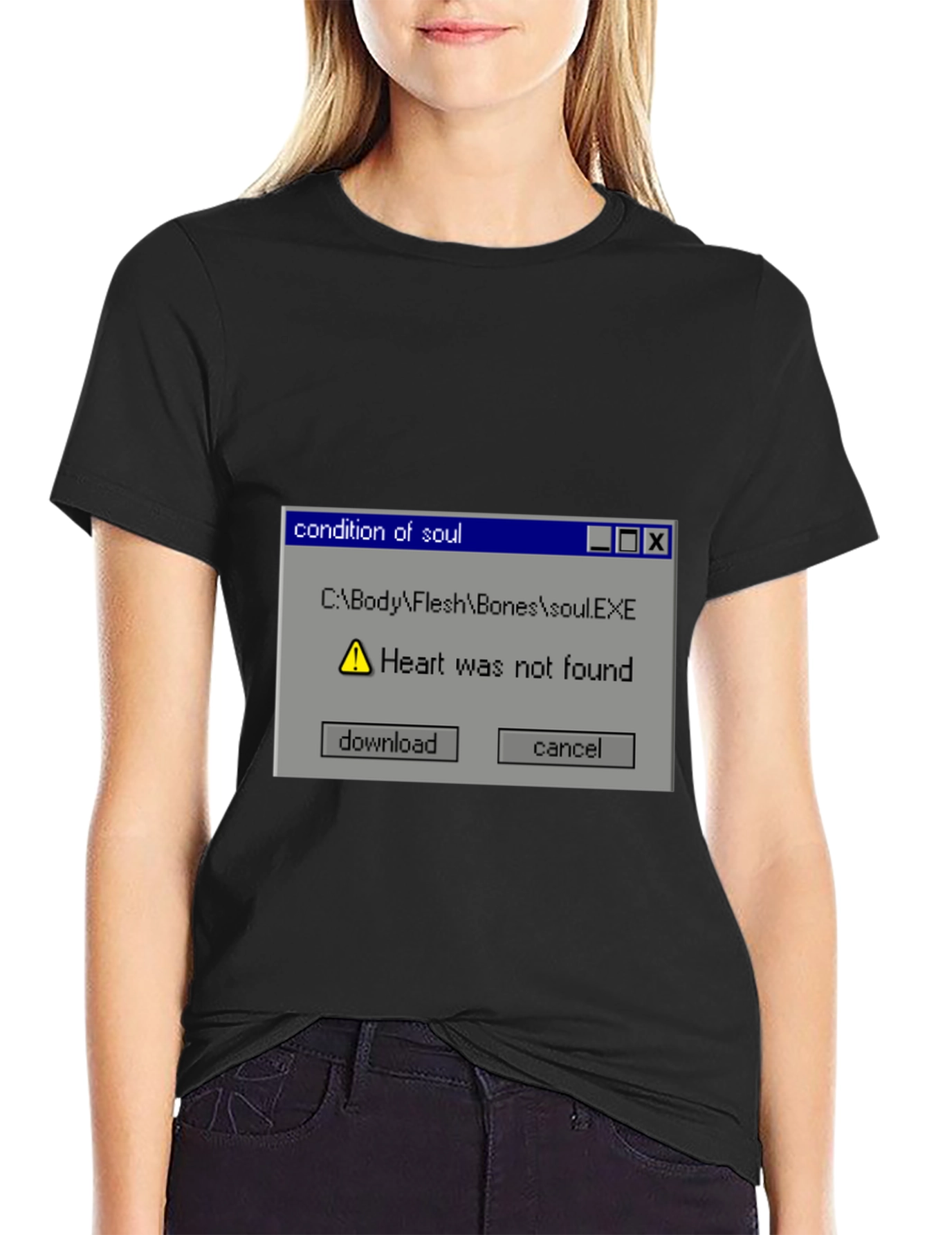 Condition of Soul Heart Not Found Graphic Tee
