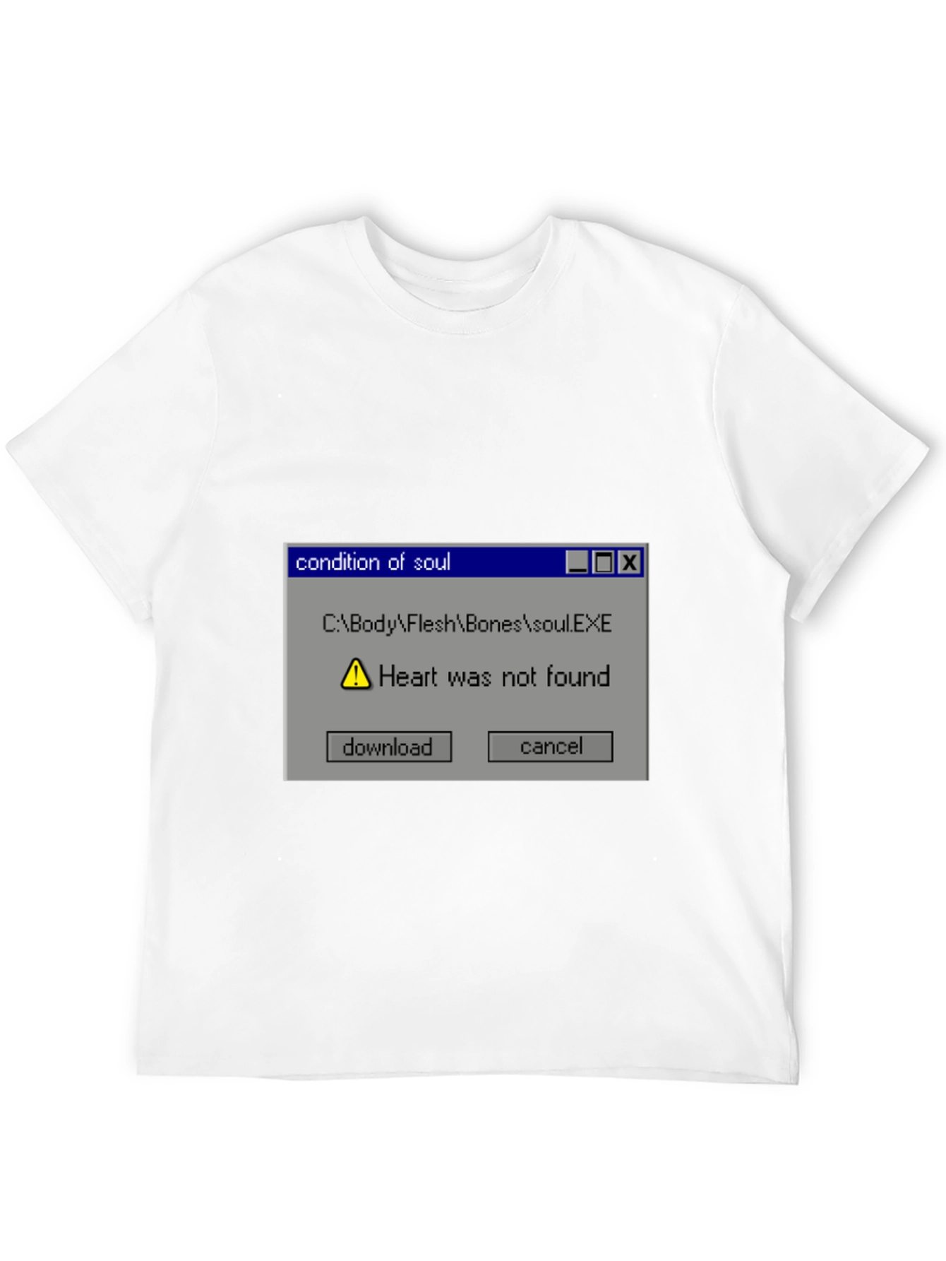 Condition of Soul Heart Not Found Graphic Tee