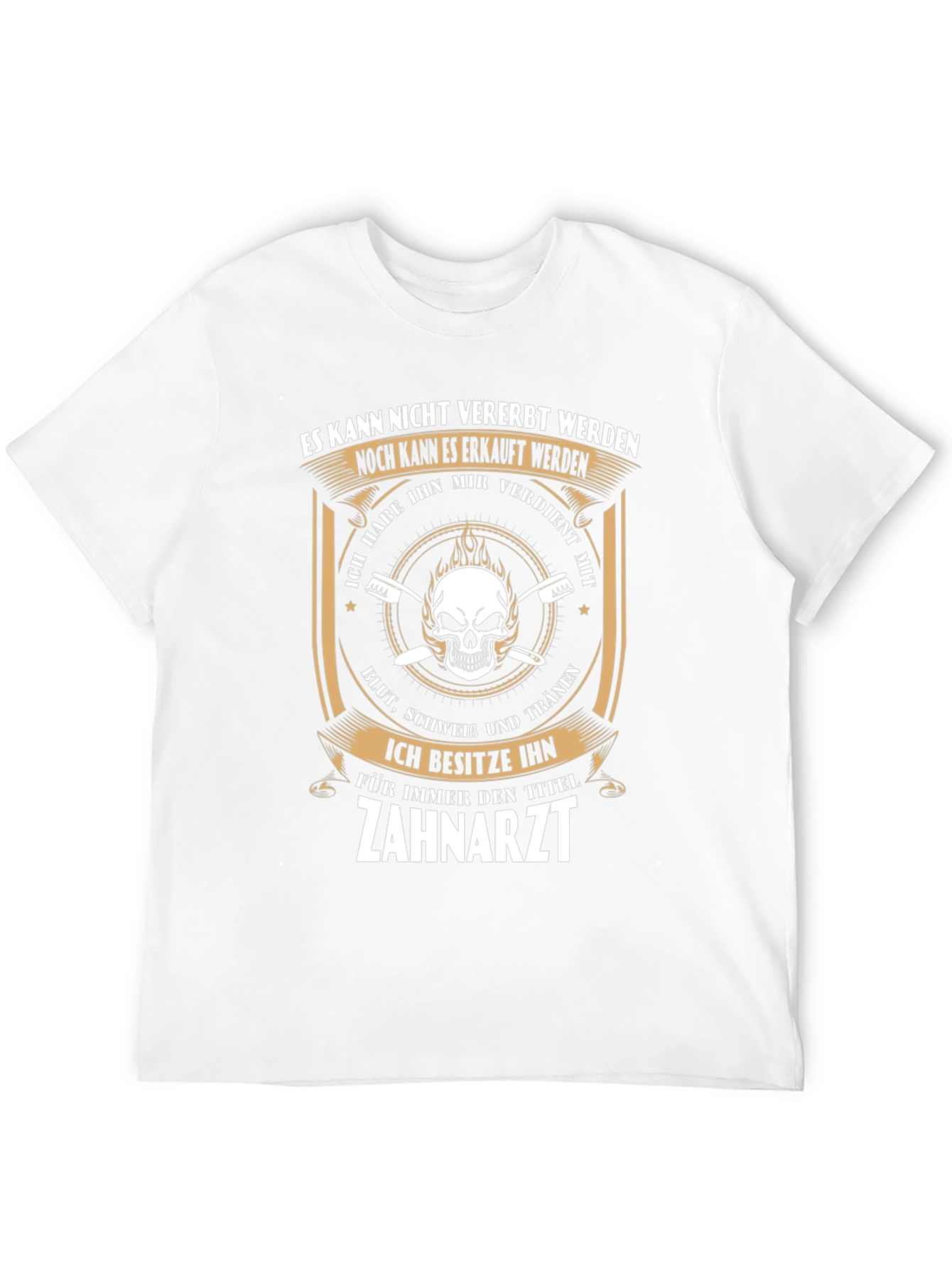Dentist Skull Graphic T-Shirt