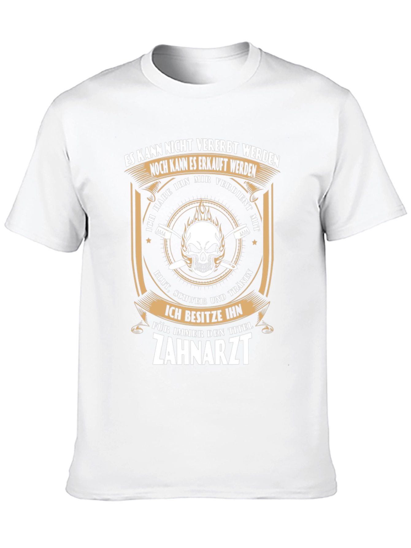 Dentist Skull Graphic T-Shirt