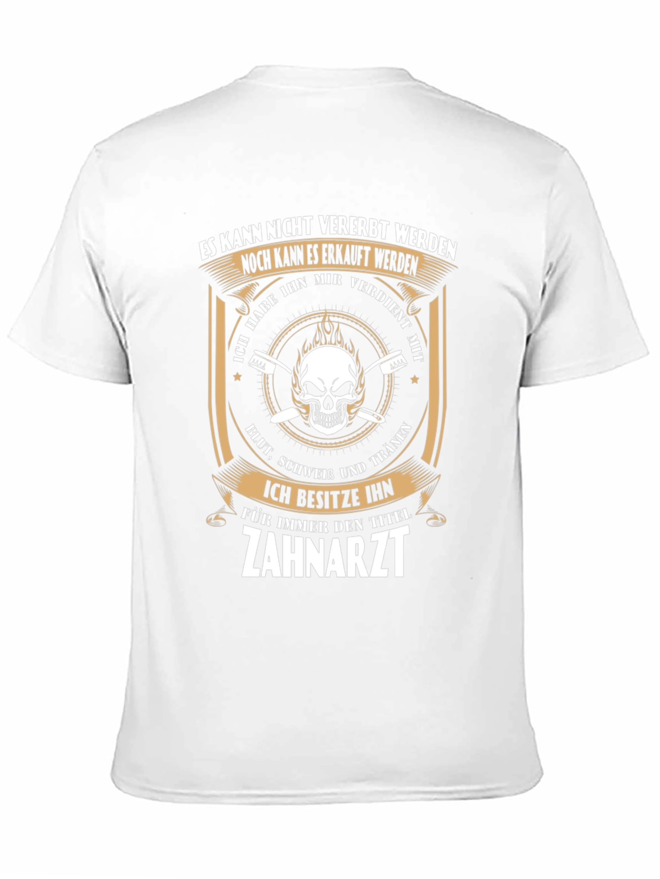 Dentist Skull Graphic T-Shirt