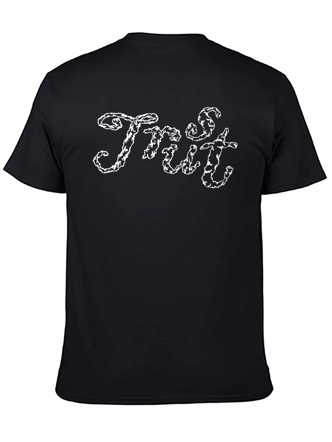 Trendy Trust Graphic Black T-Shirt