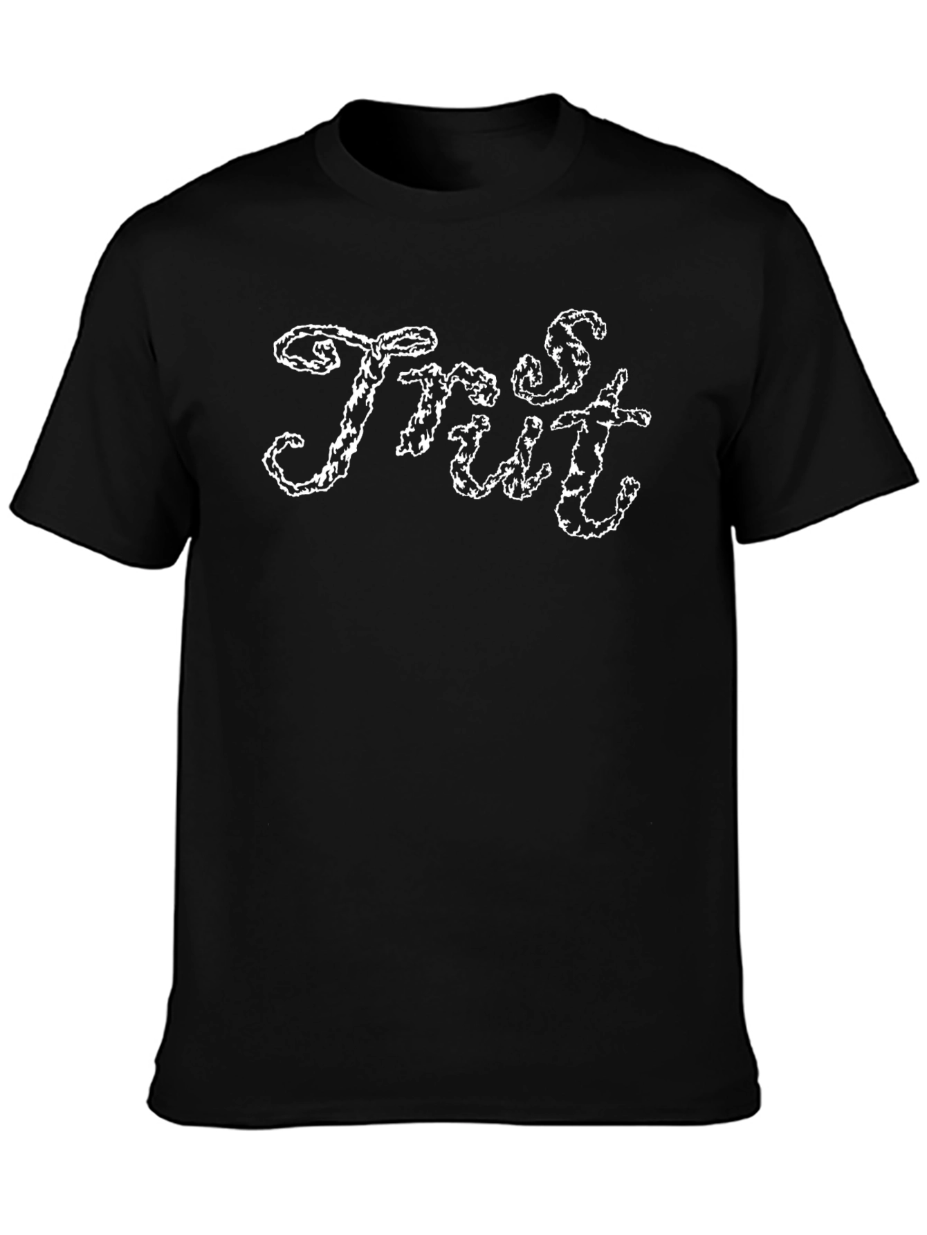 Trendy Trust Graphic Black T-Shirt